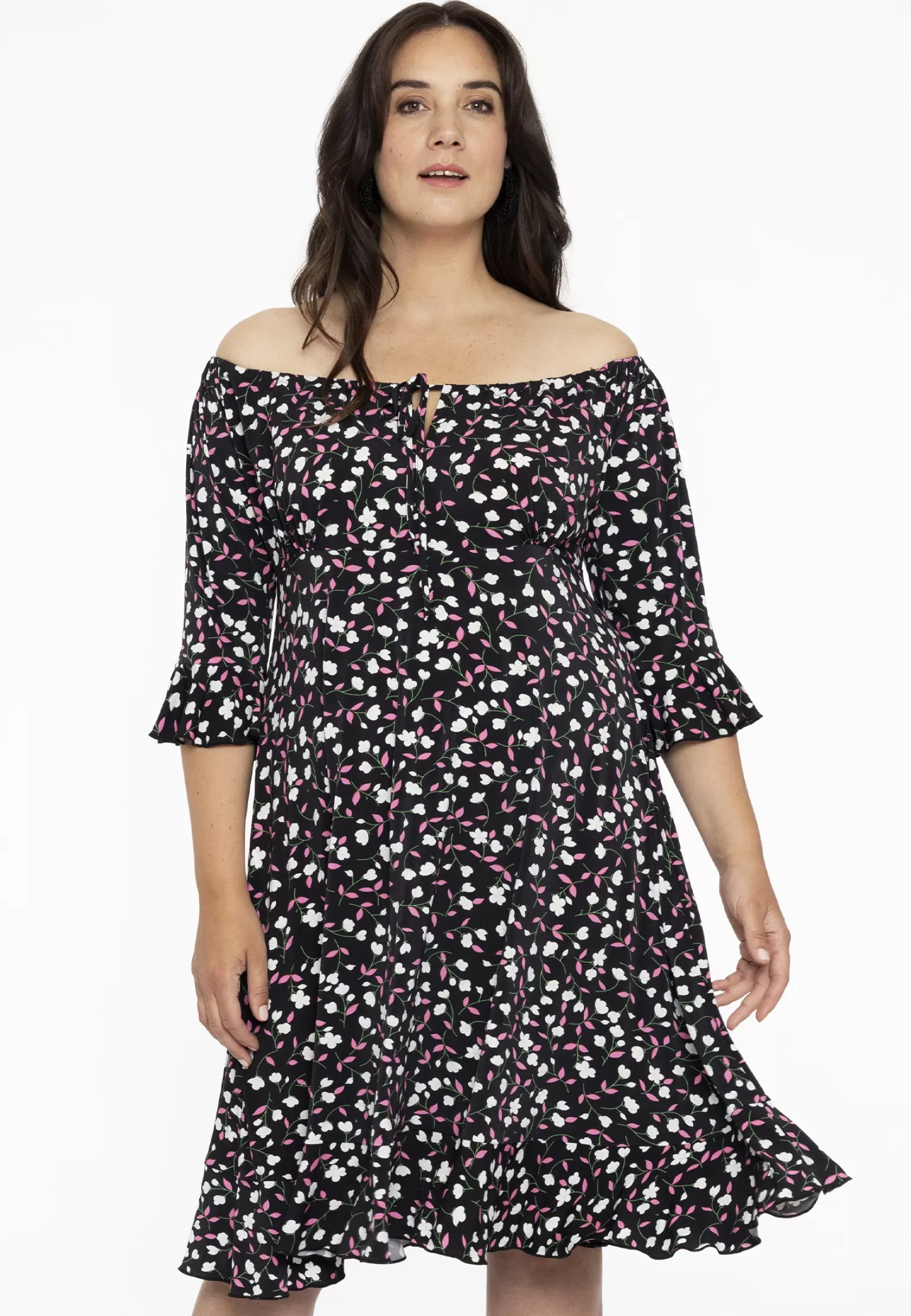 Online Dress Wide Neck Bellis Women Dresses