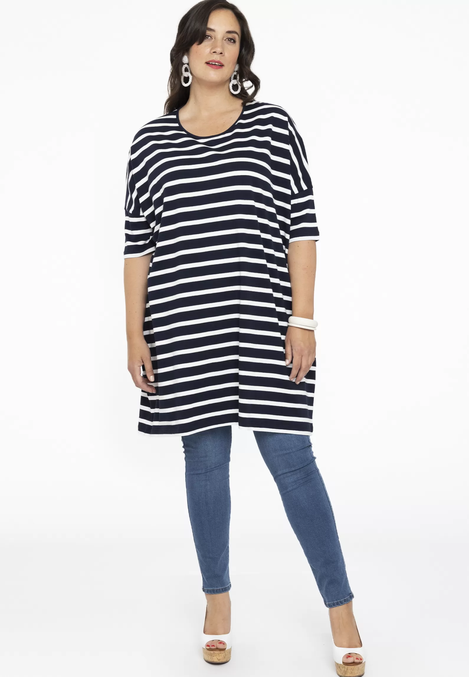 Sale Dress Wide T Breton Women Dresses