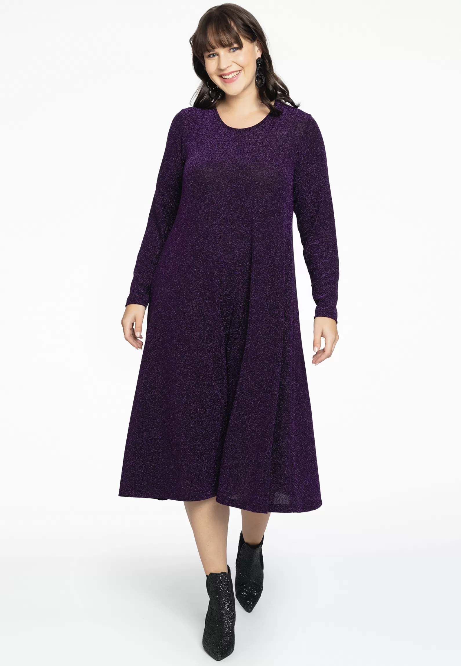 New Dress Zipped Back Lurex Women Dresses