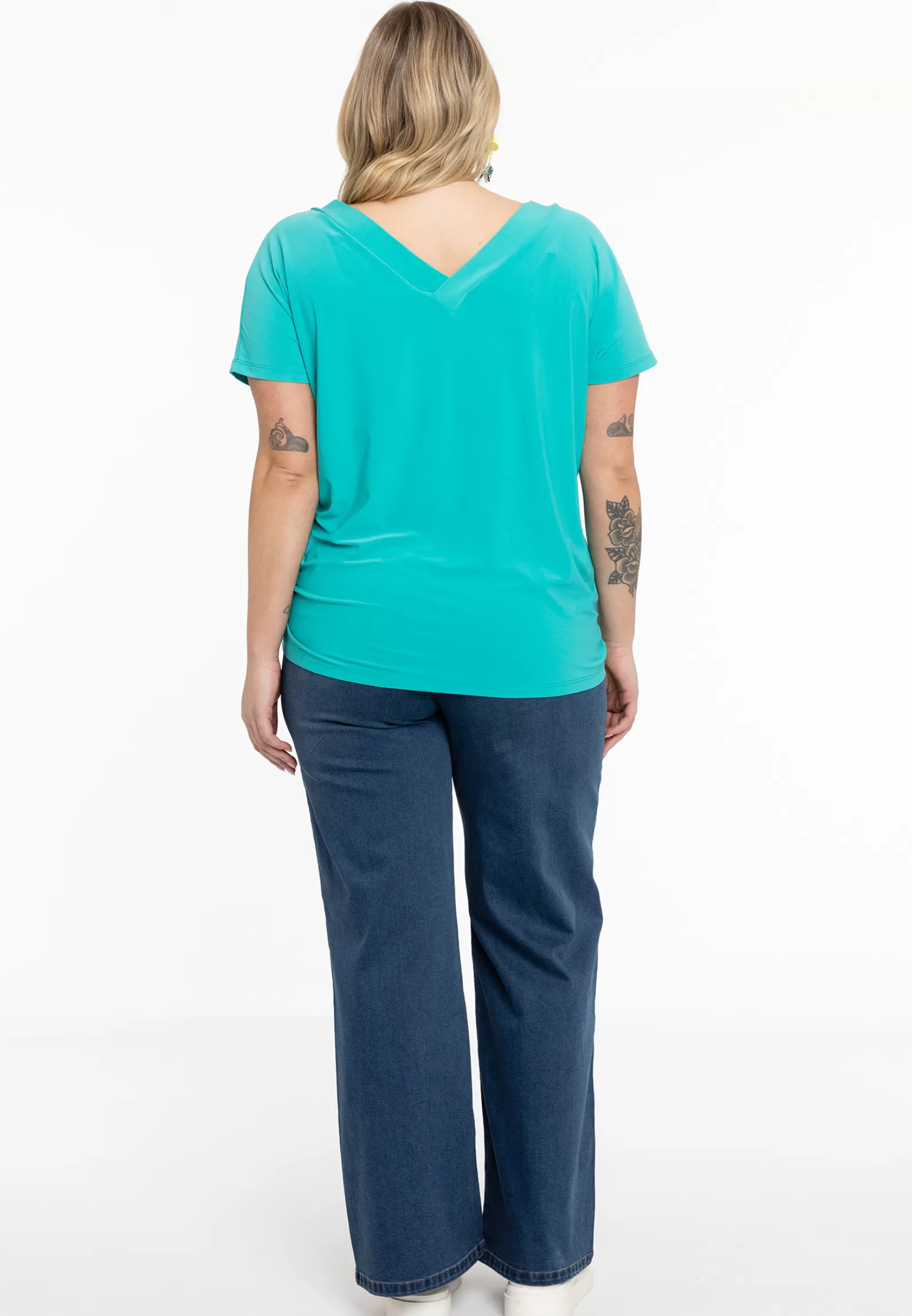 Clearance Jeans 5 Pockets Wide Leg Women Jeans