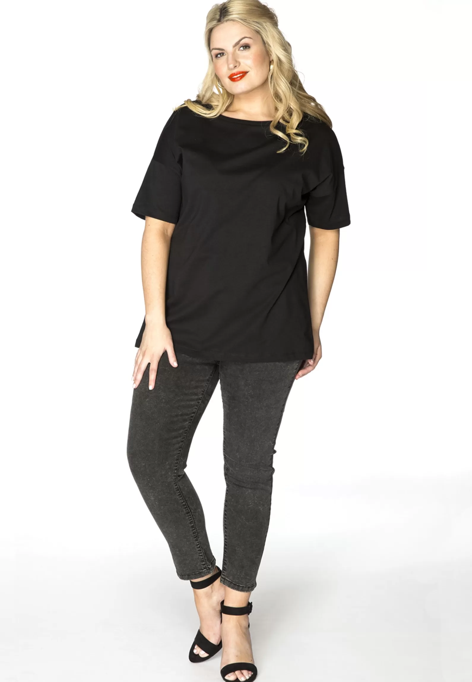 Fashion Jeans 7/8 Leg Zipper Women Basics