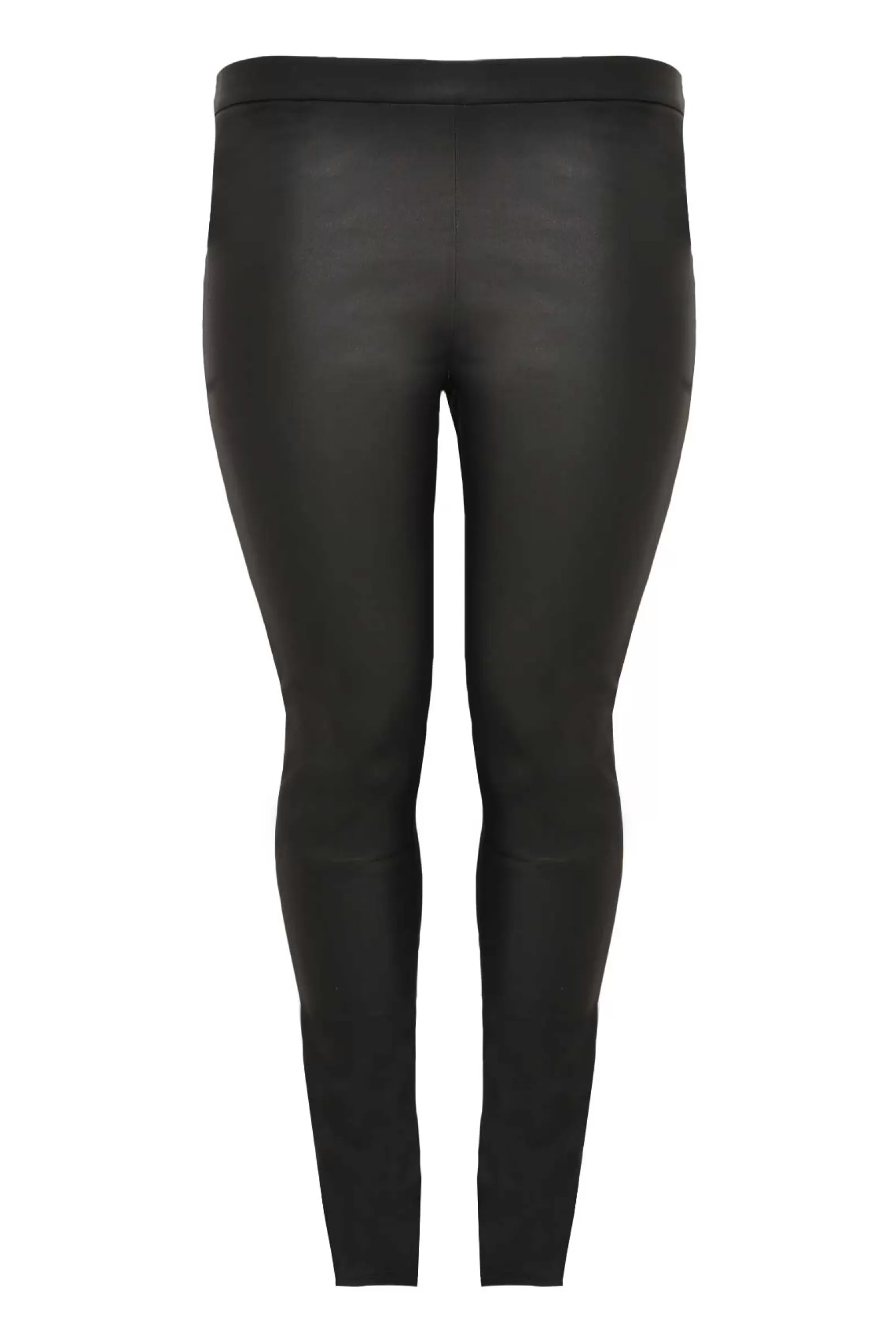 New Legging Half Stretch Leather Women Basics