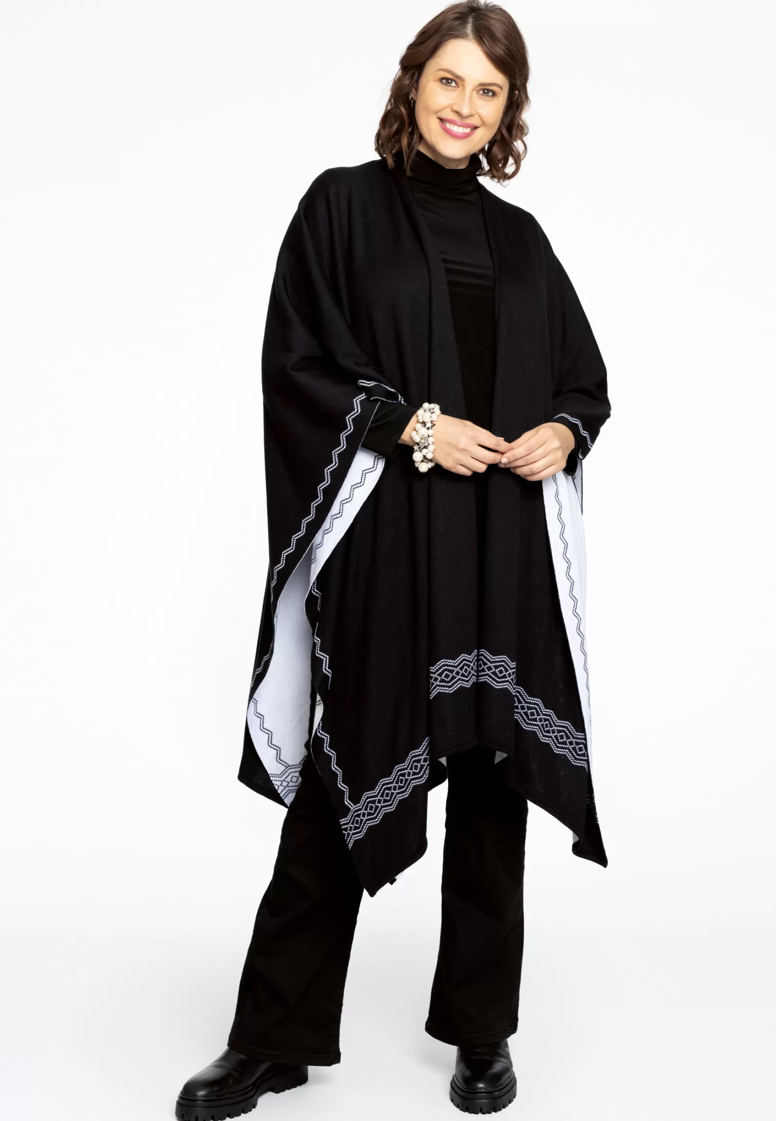 Store Poncho Flower Women Sweaters & Cardigans