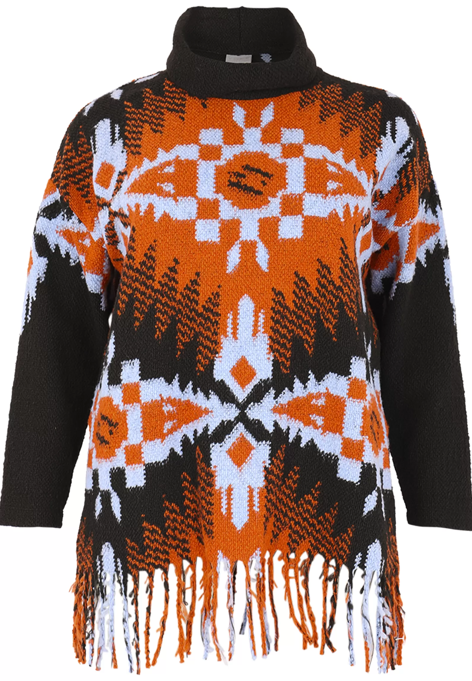 Best Pullover Fringing Jacquard Women Sweaters & Cardigans