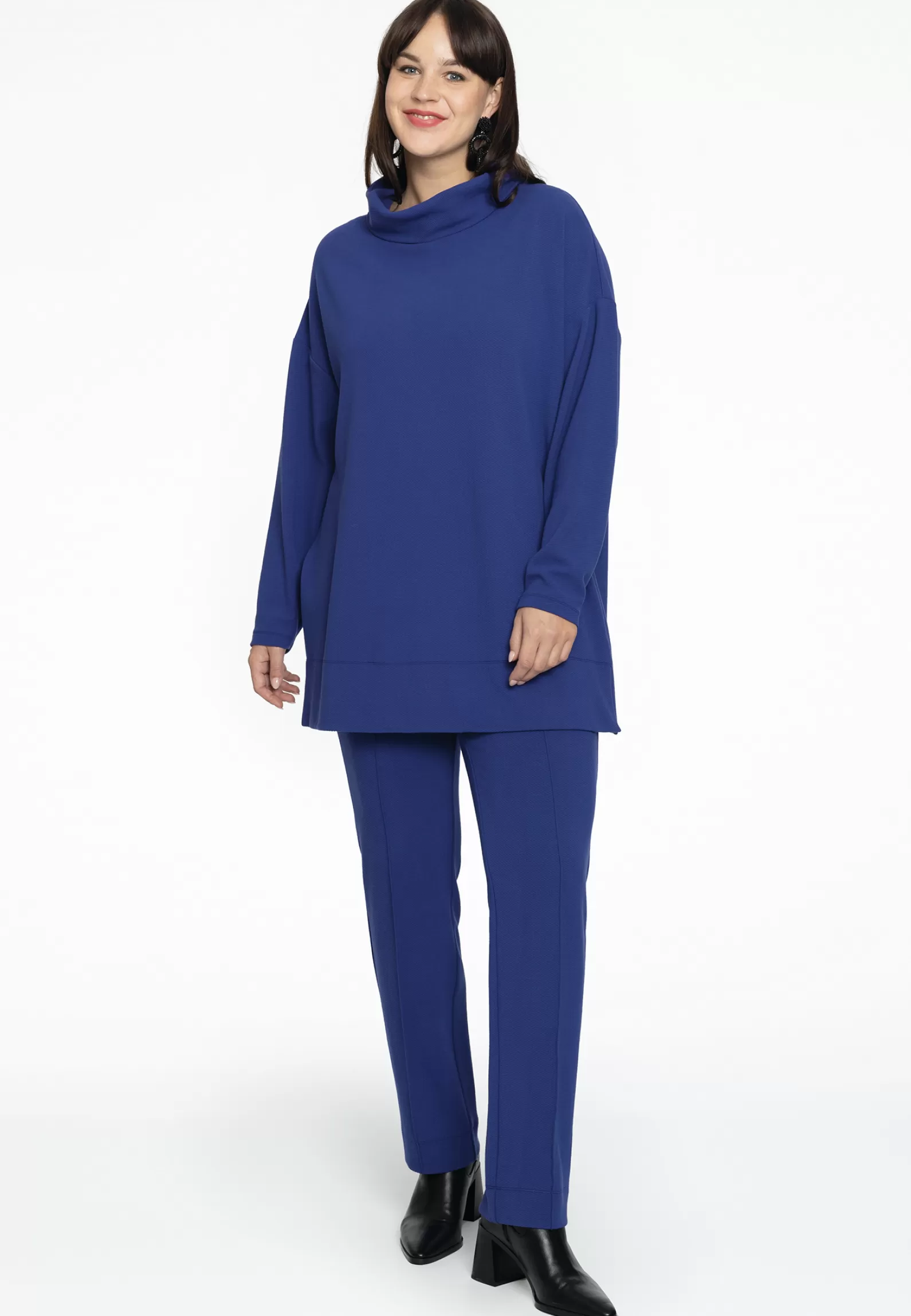 Flash Sale Pullover High Neck Diagonal Women Sweaters & Cardigans