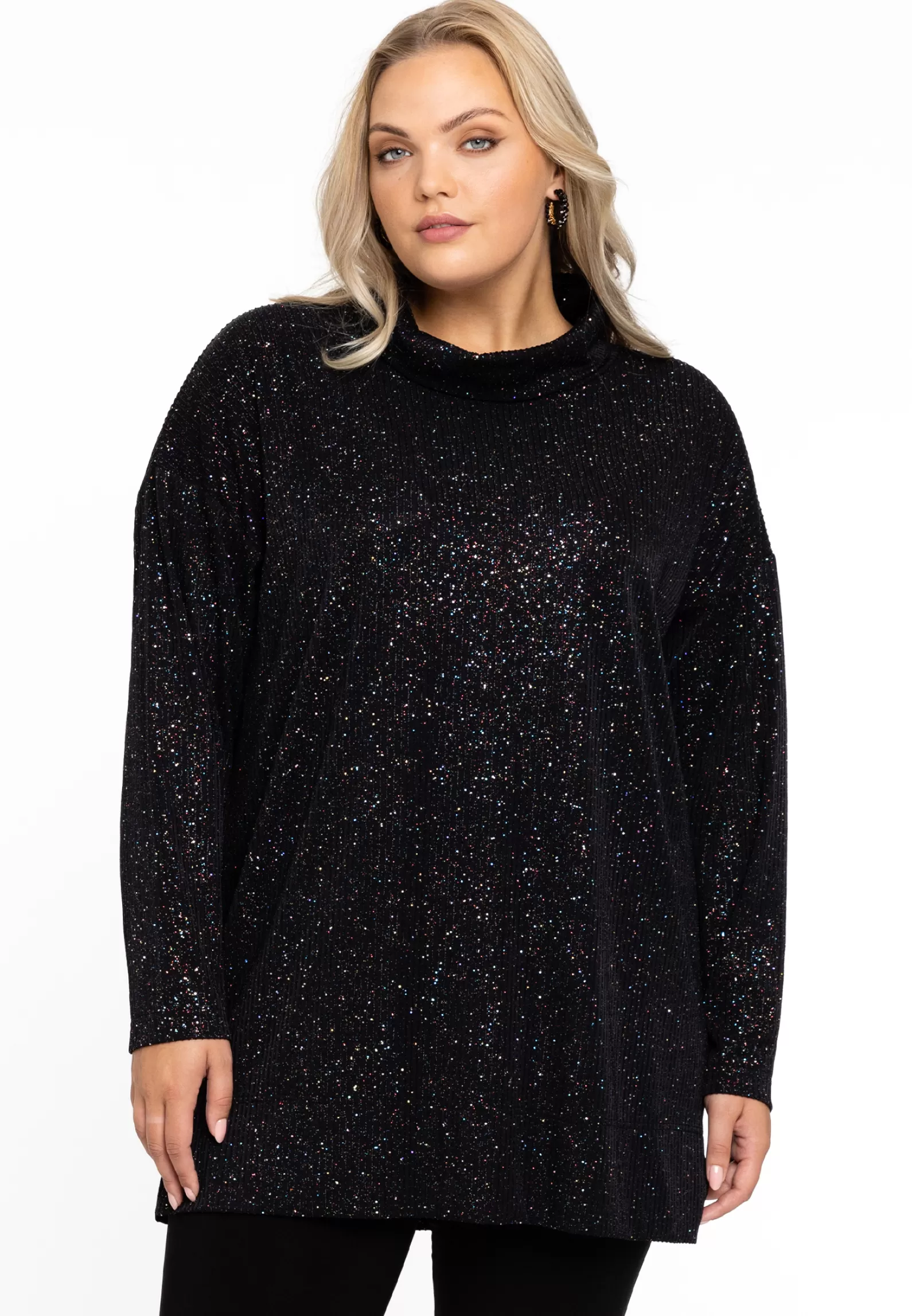 Fashion Pullover High Neck Glam Women Sweaters & Cardigans