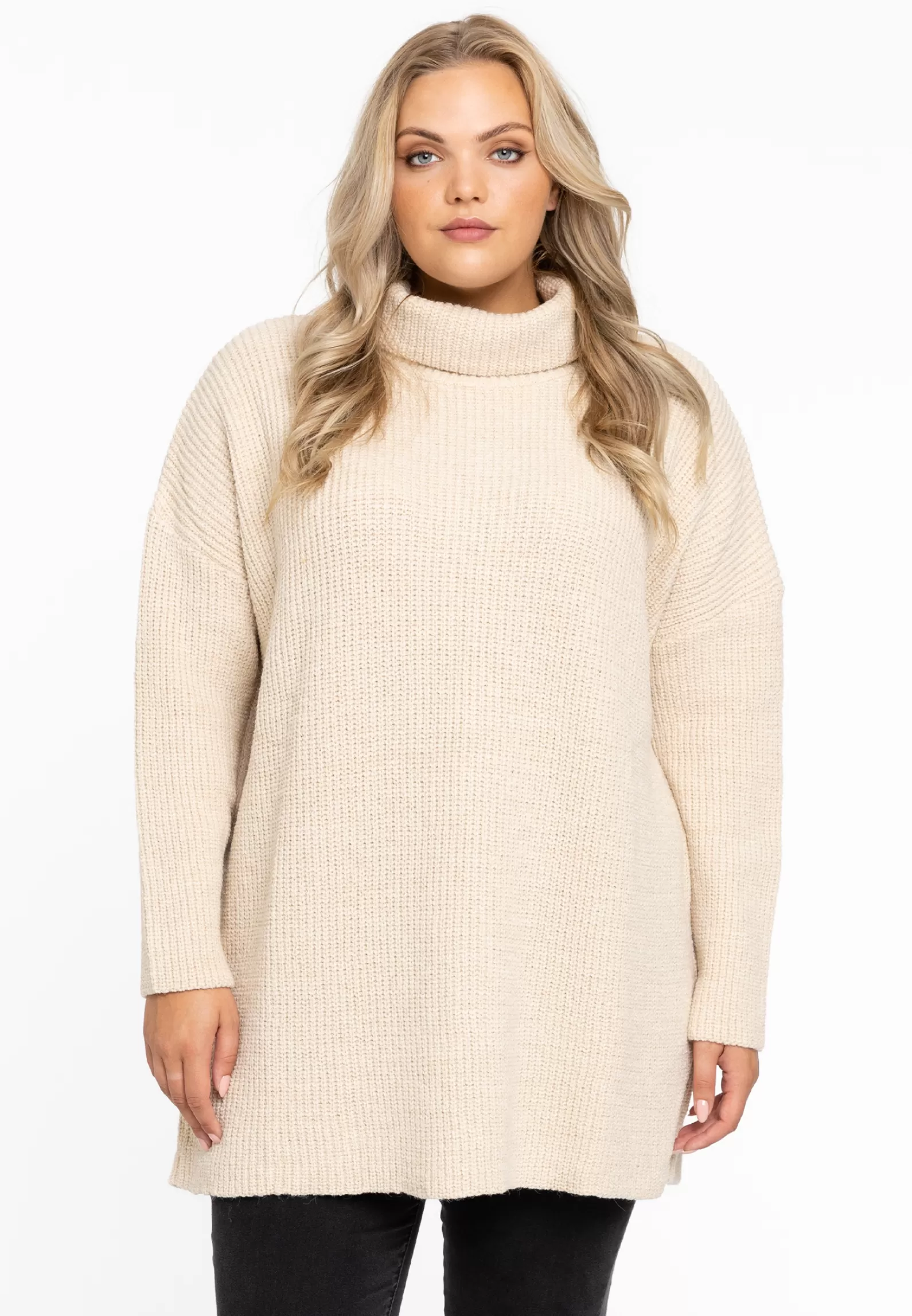Sale Pullover Knit High Neck Women Sweaters & Cardigans
