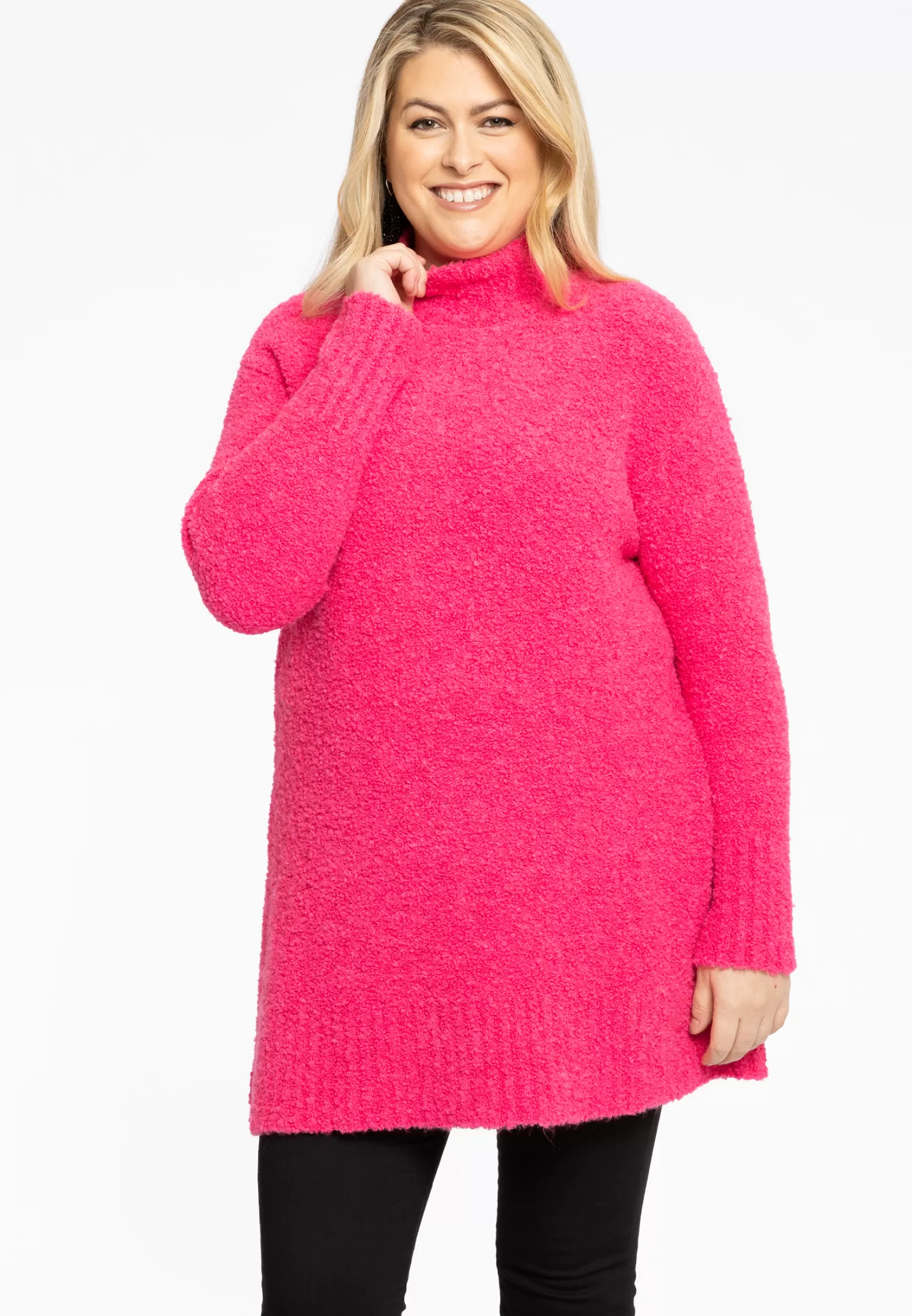 Fashion Pullover Met Col Teddy Women Sweaters & Cardigans