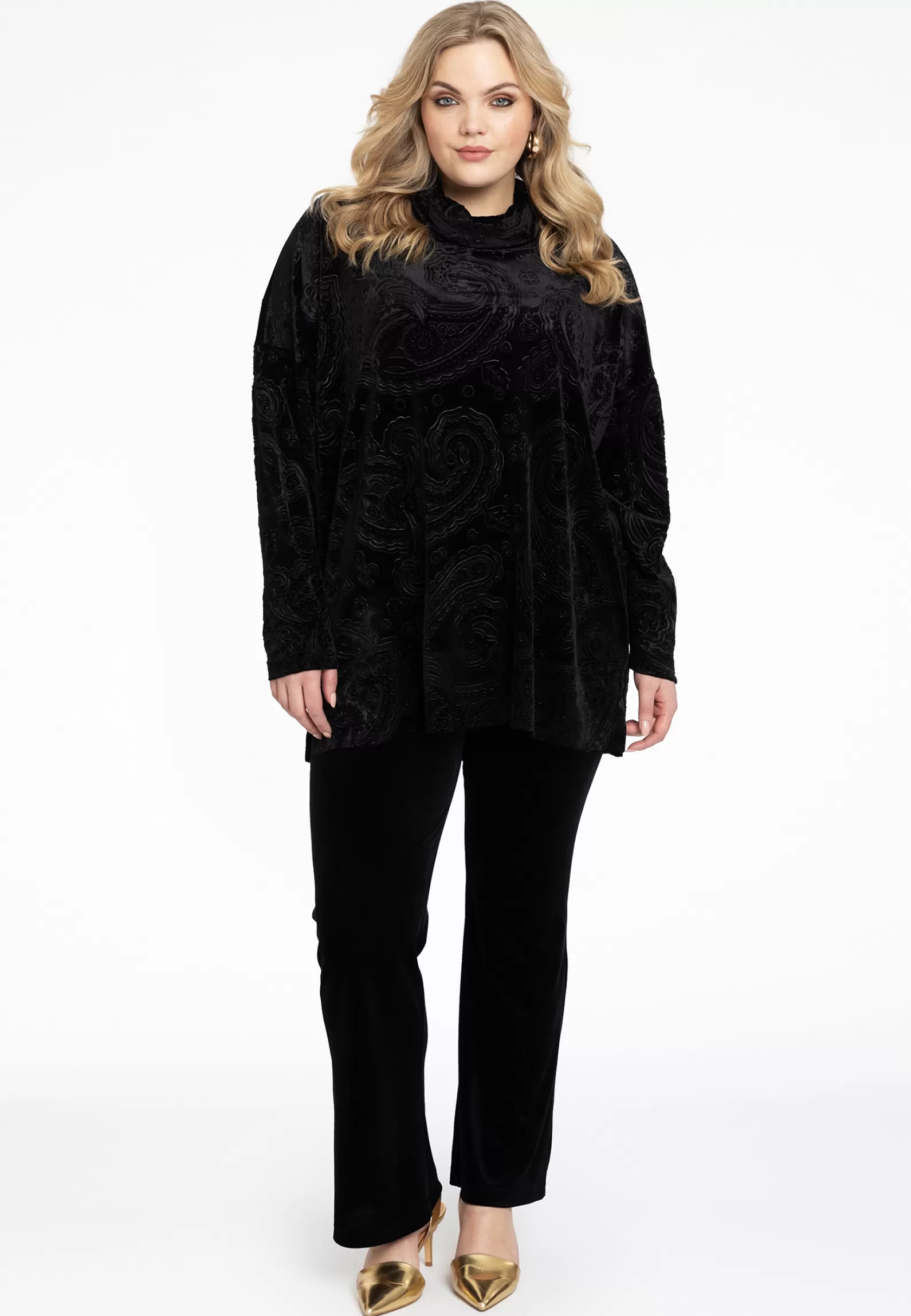 Shop Pullover Turtle Neck Plush Women Sweaters & Cardigans