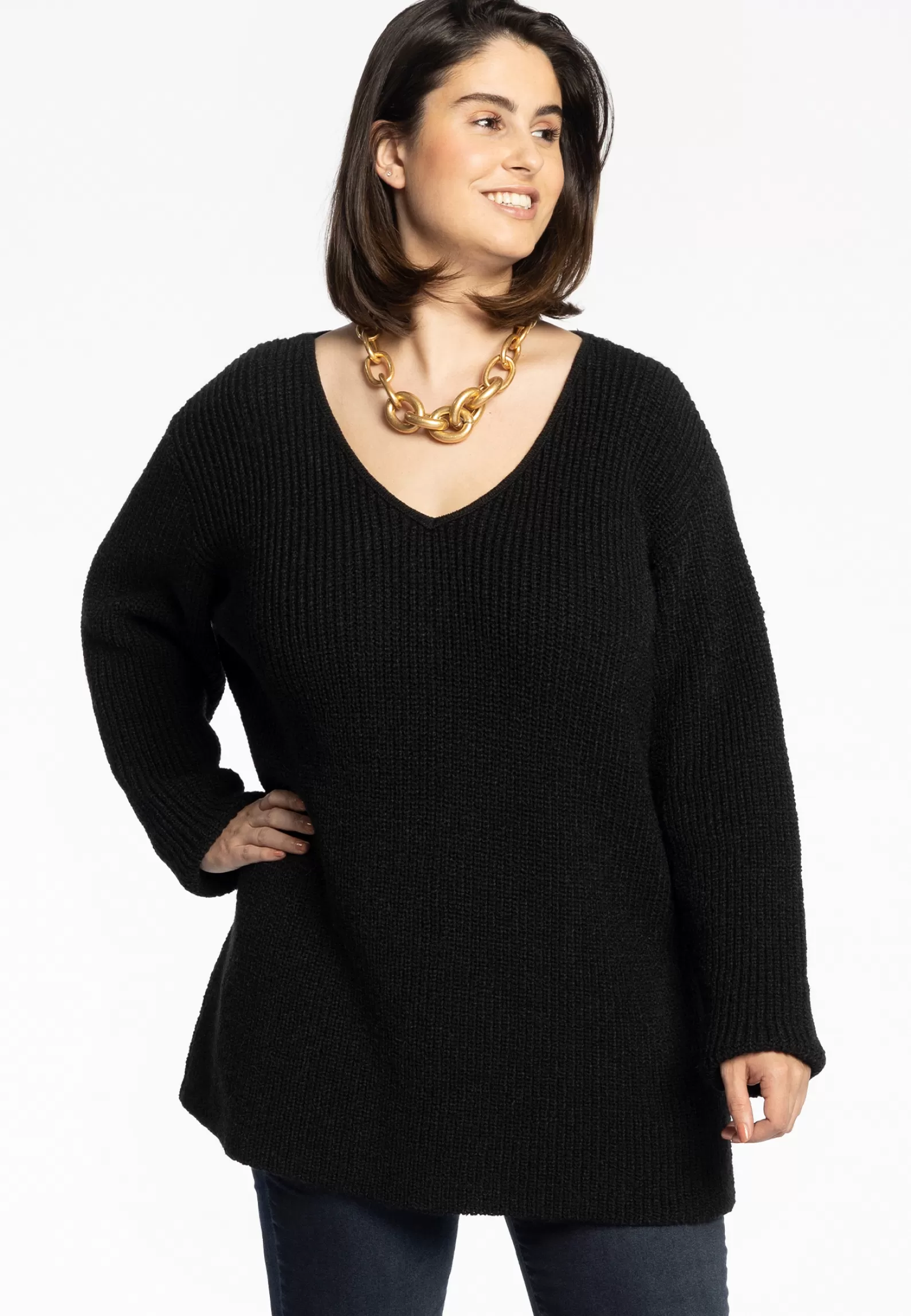 Discount Pullover With Rib Women Sweaters & Cardigans