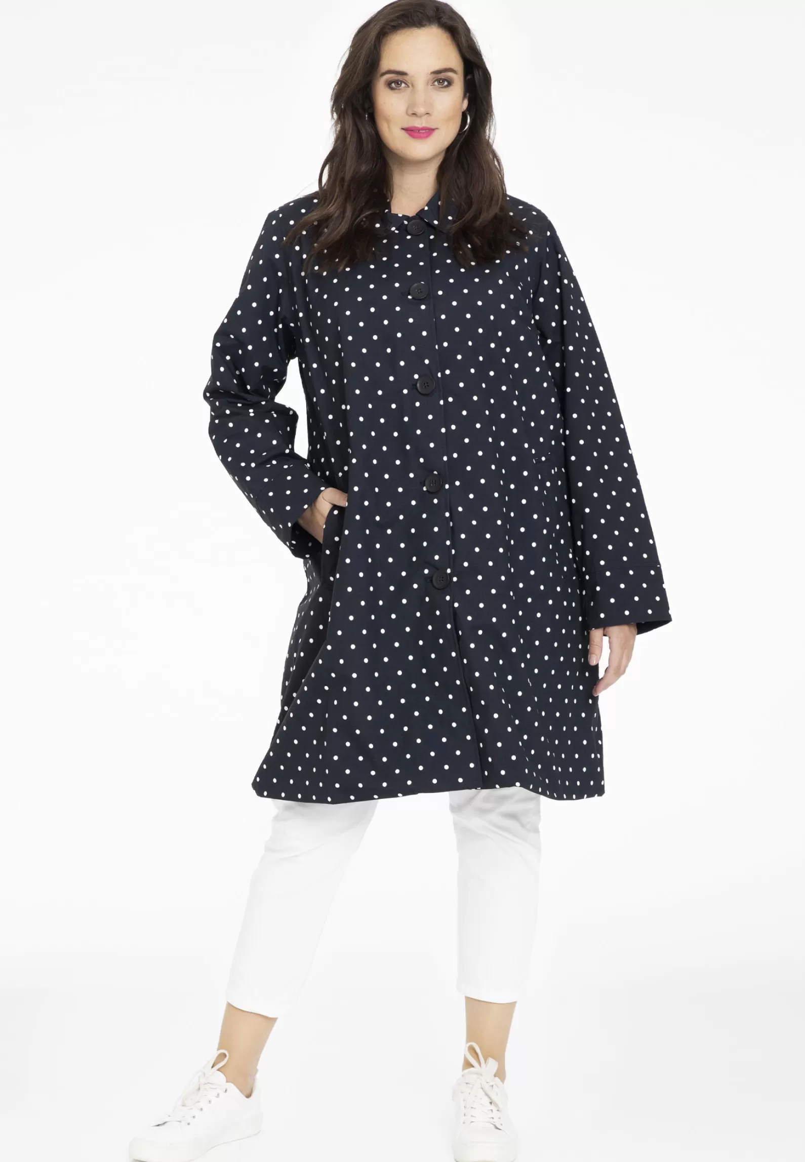 Store Raincoat Dots Women Coats & Blazers