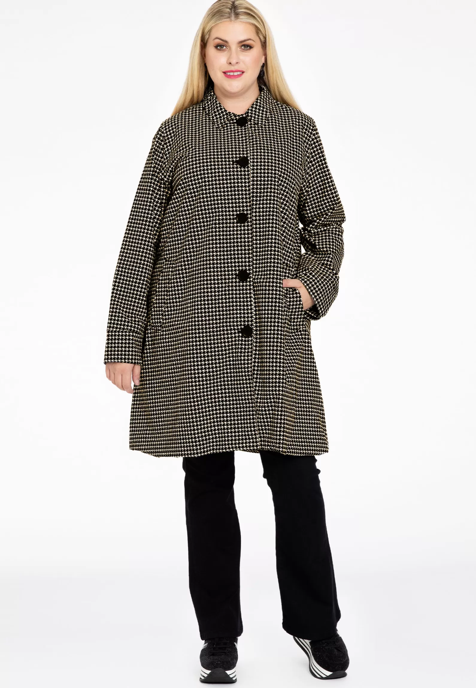 Outlet Raincoat Pied De Poule Women Basics