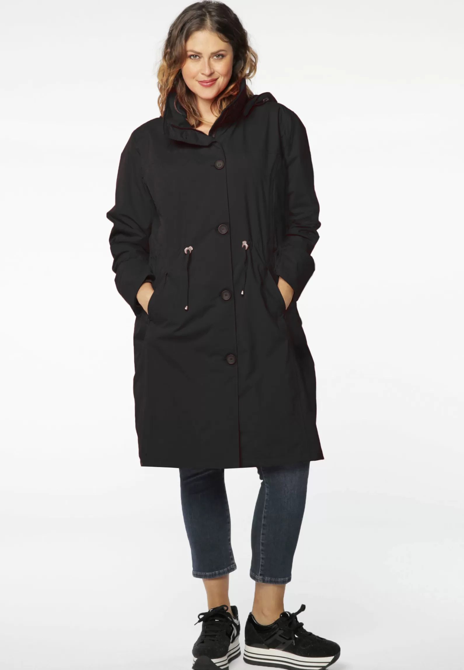 New Raincoat Waiststring Women Coats & Blazers