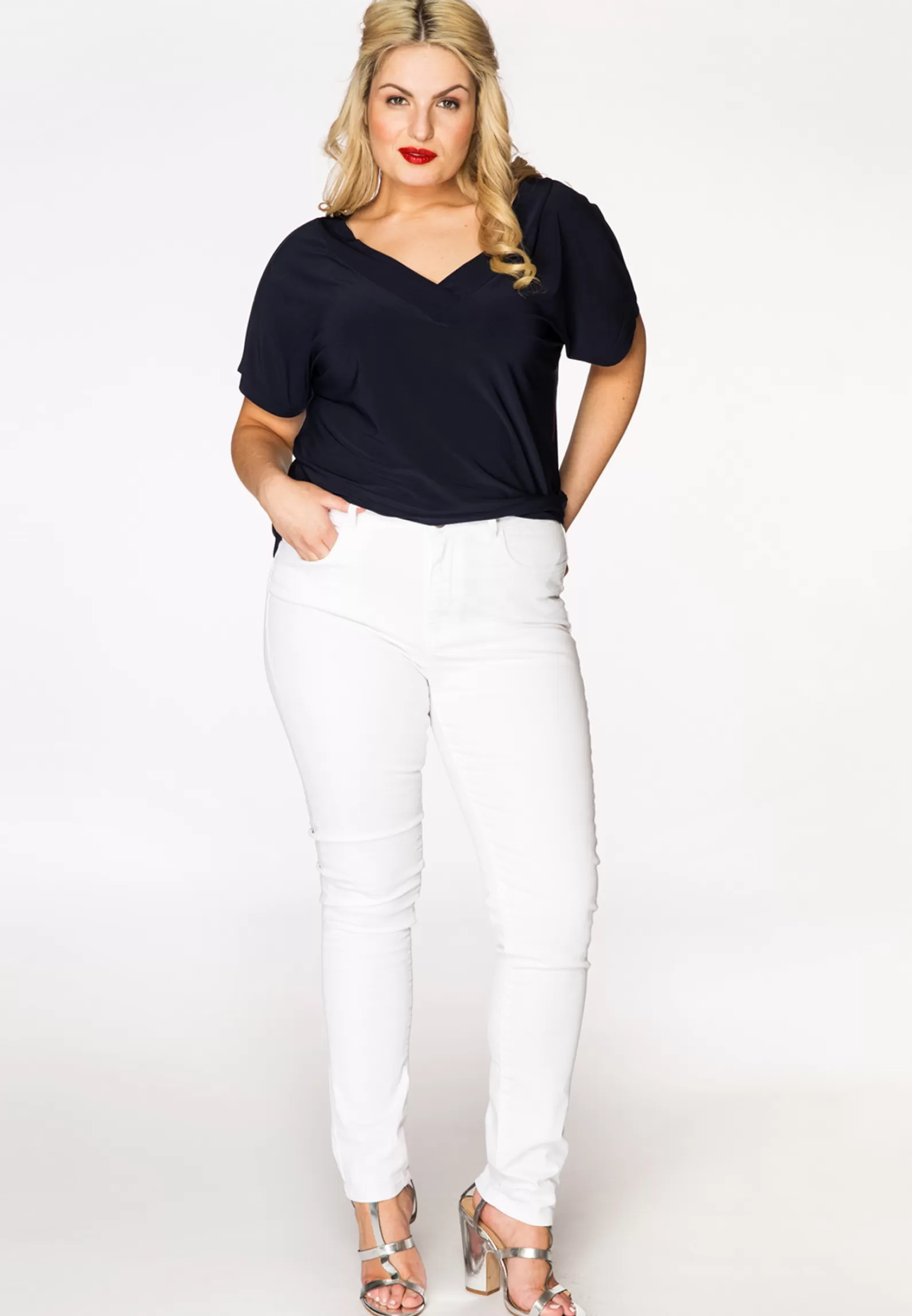 Outlet Shaping Skinny Jeans 5P Women Jeans