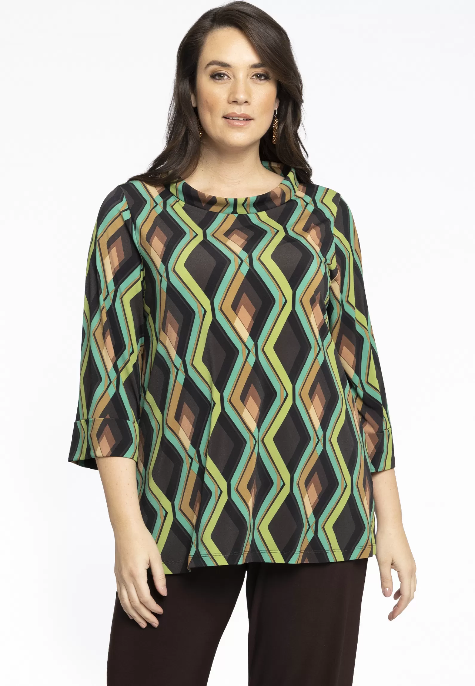 Cheap Shirt A-Line Turtle Neck Gatsby Women Tunics