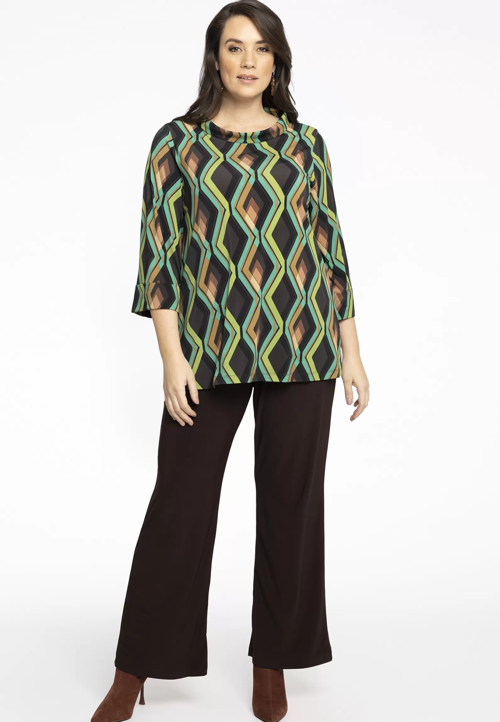 Cheap Shirt A-Line Turtle Neck Gatsby Women Tunics