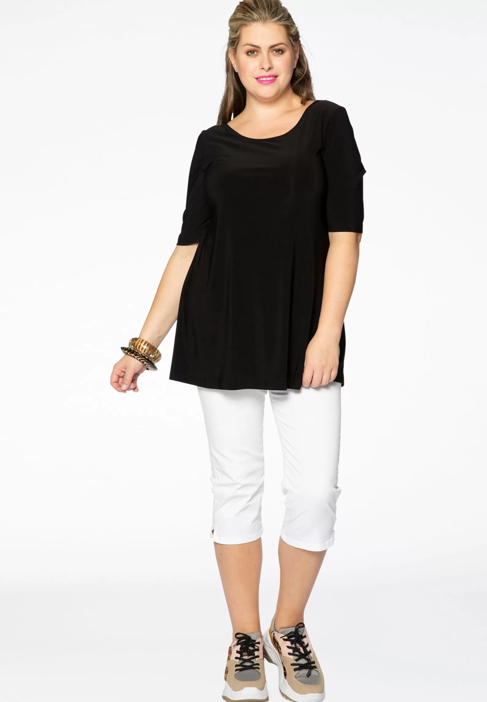 Flash Sale Shirt Deep Back Dolce Women Tunics
