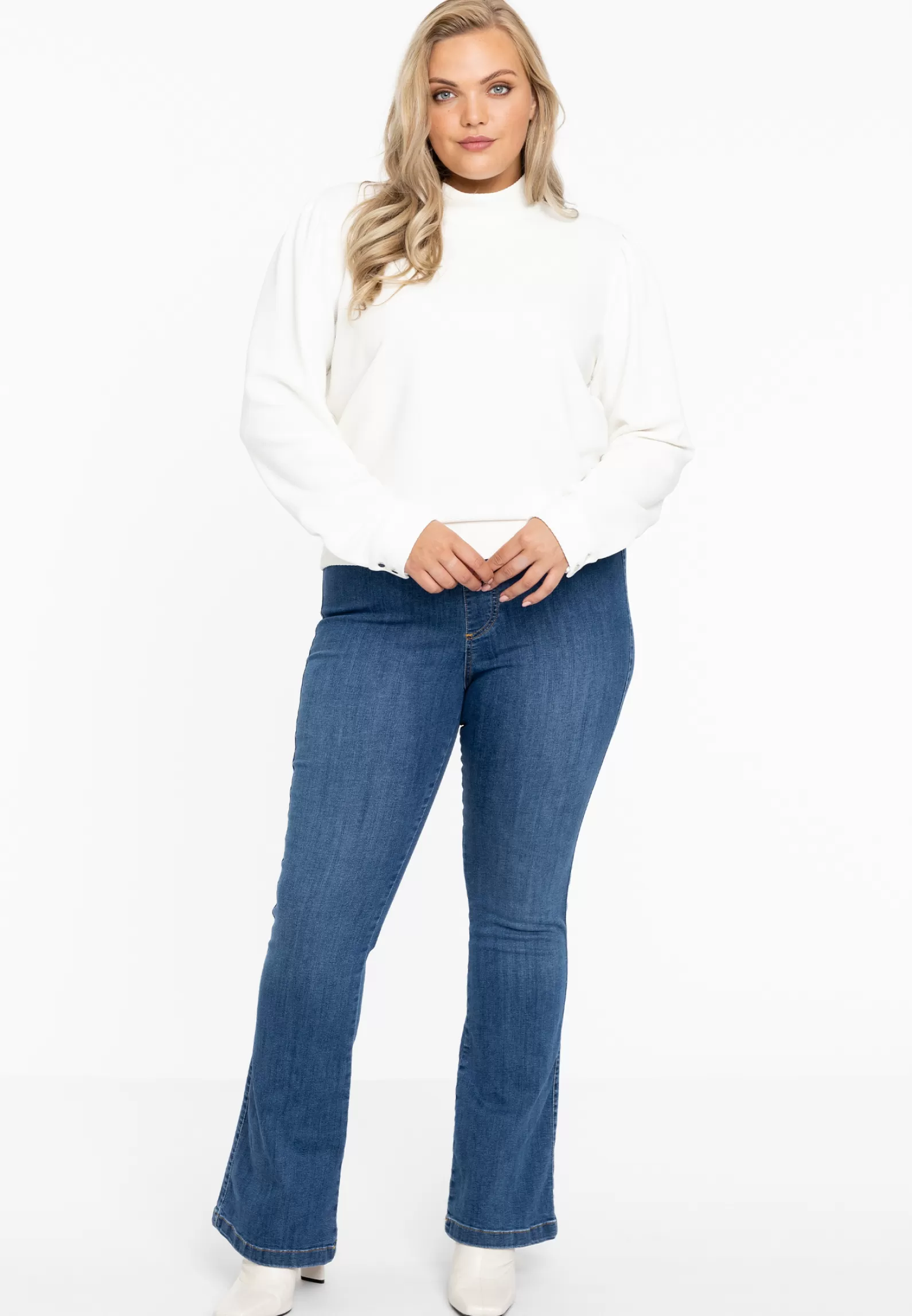 New Shirt Puff Sleeve Diagonal Women Sweaters & Cardigans