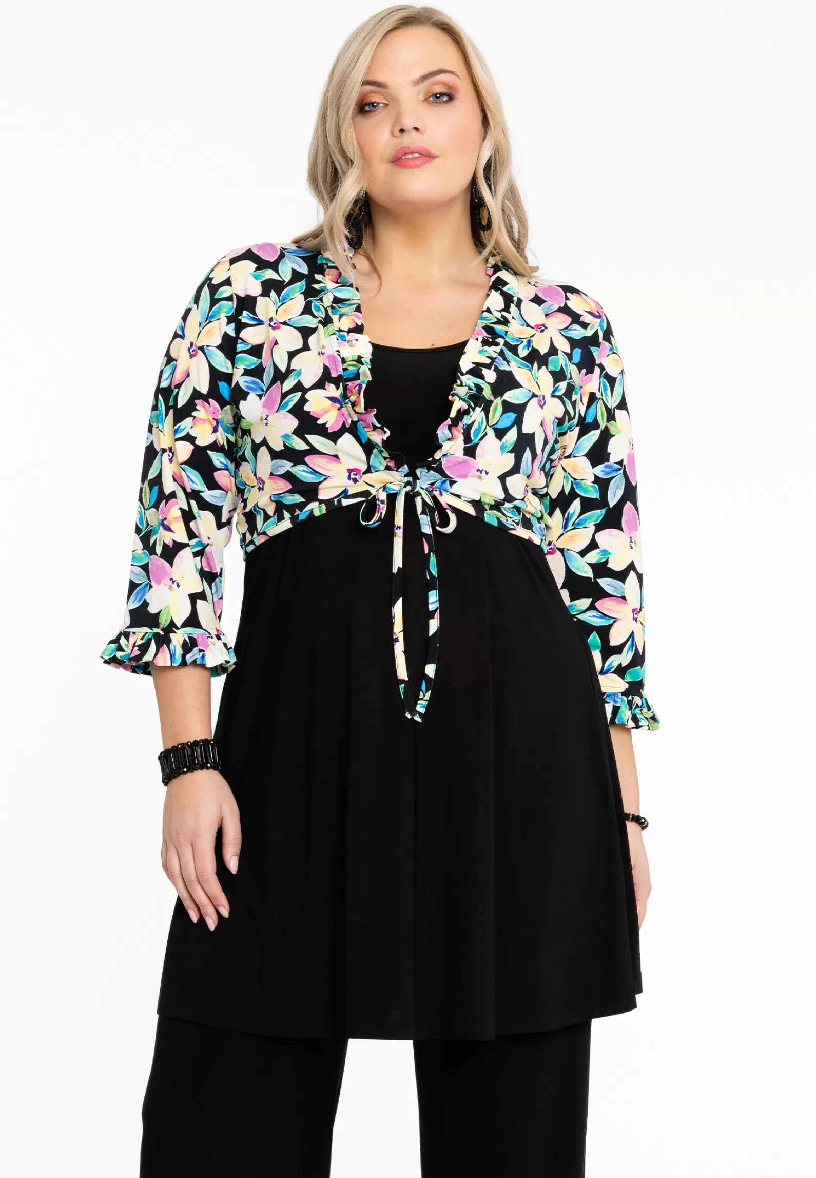 Discount Shrug Frilled Opal Women Blouses