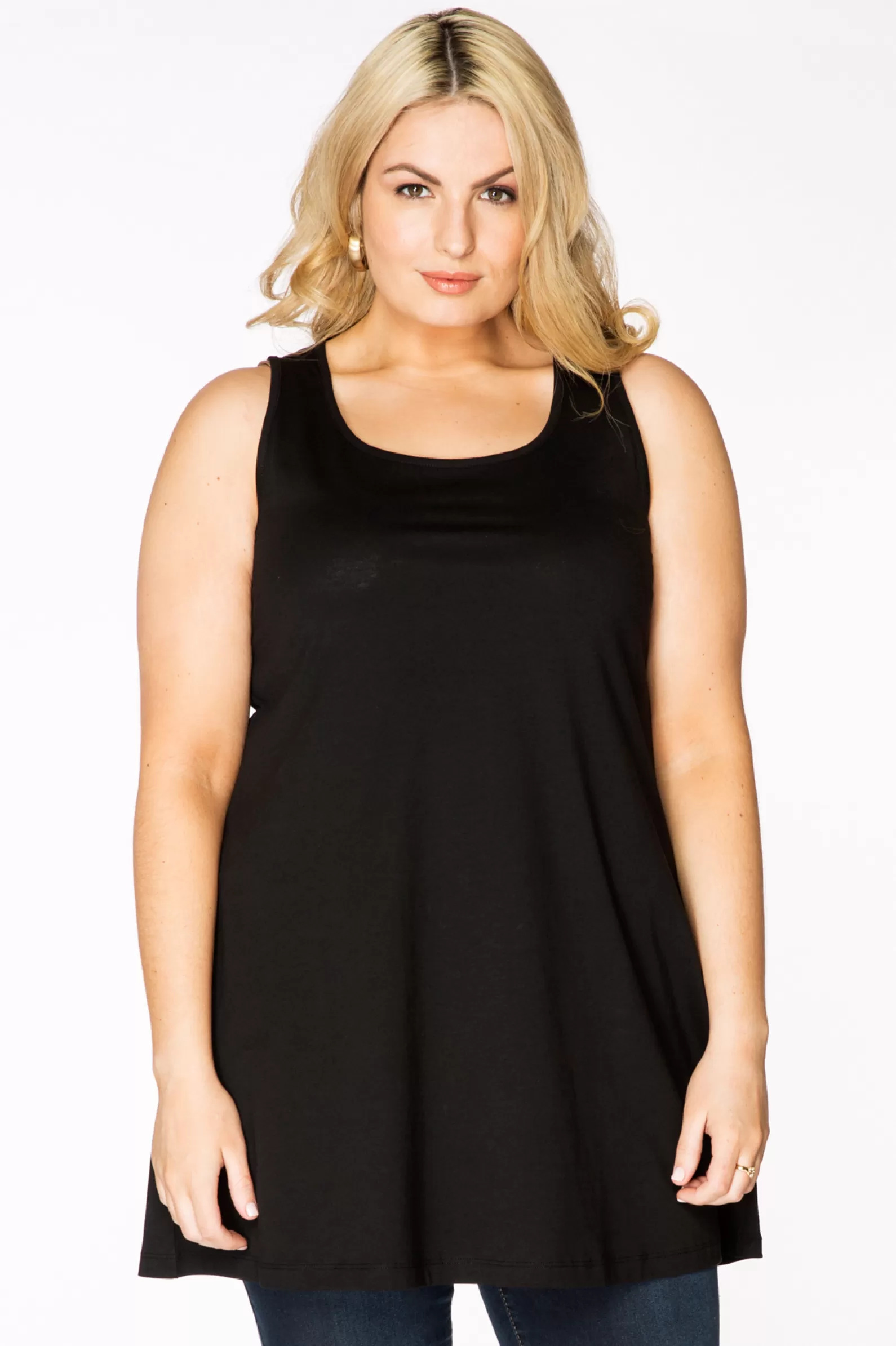 Sale Singlet Flare Viscose Women Singlets