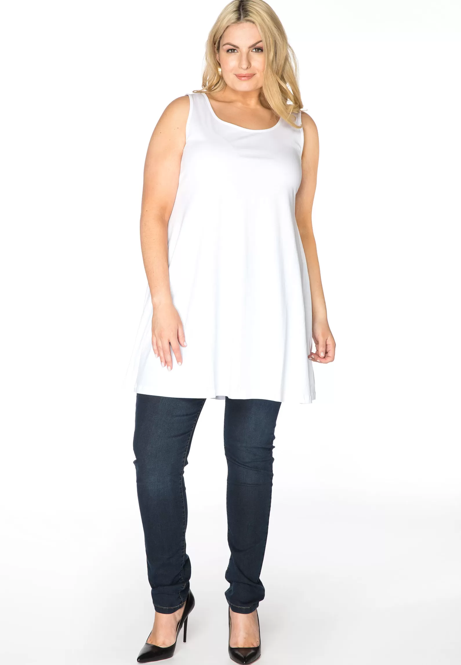 Sale Singlet Wide Bottom Cotton Women Singlets