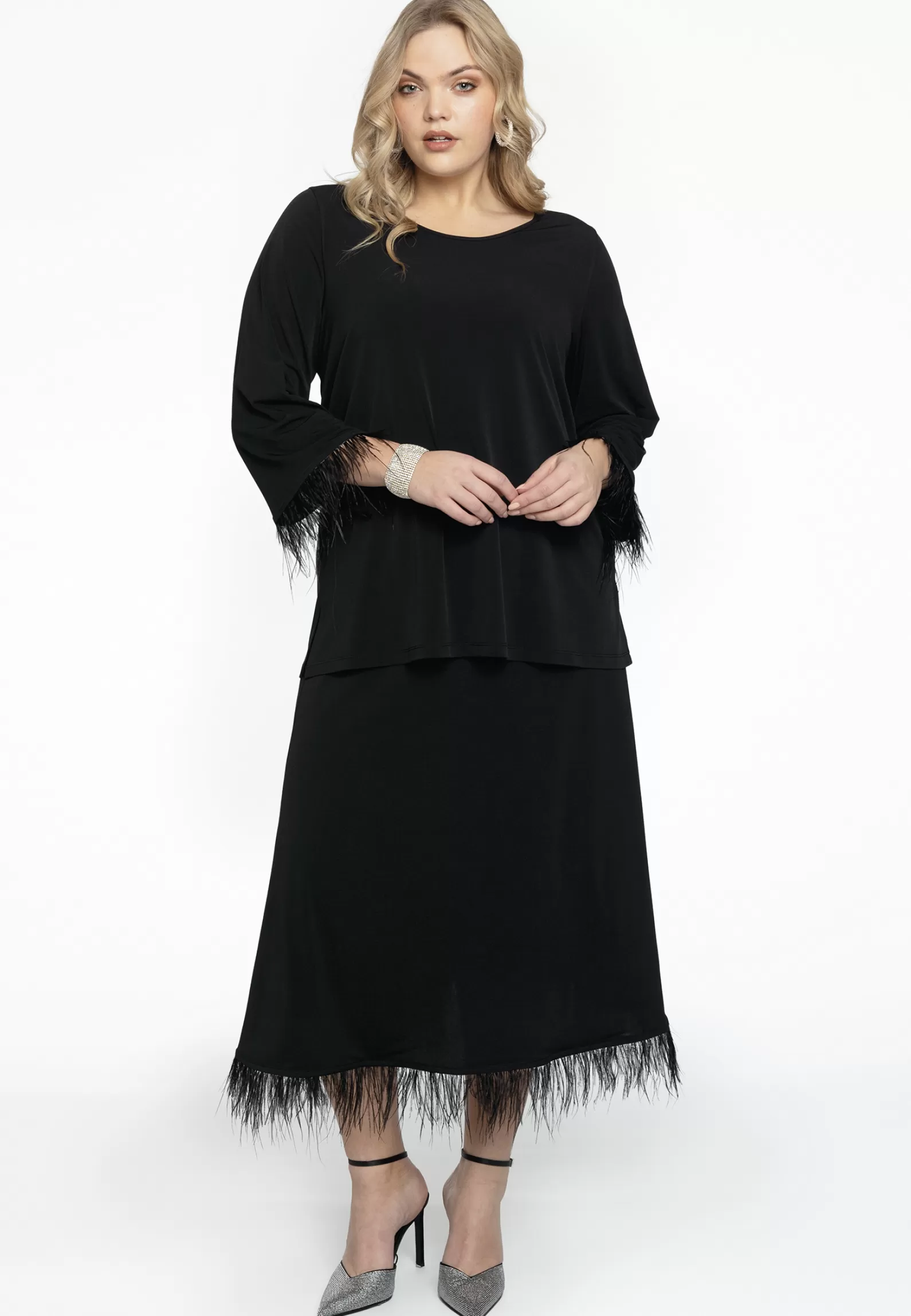 New Skirt Feathers Dolce Women Skirts
