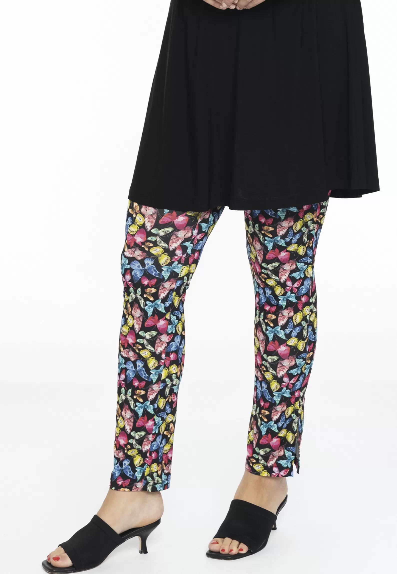 Shop Slim-Fit Trousers Butterfly Women Trousers