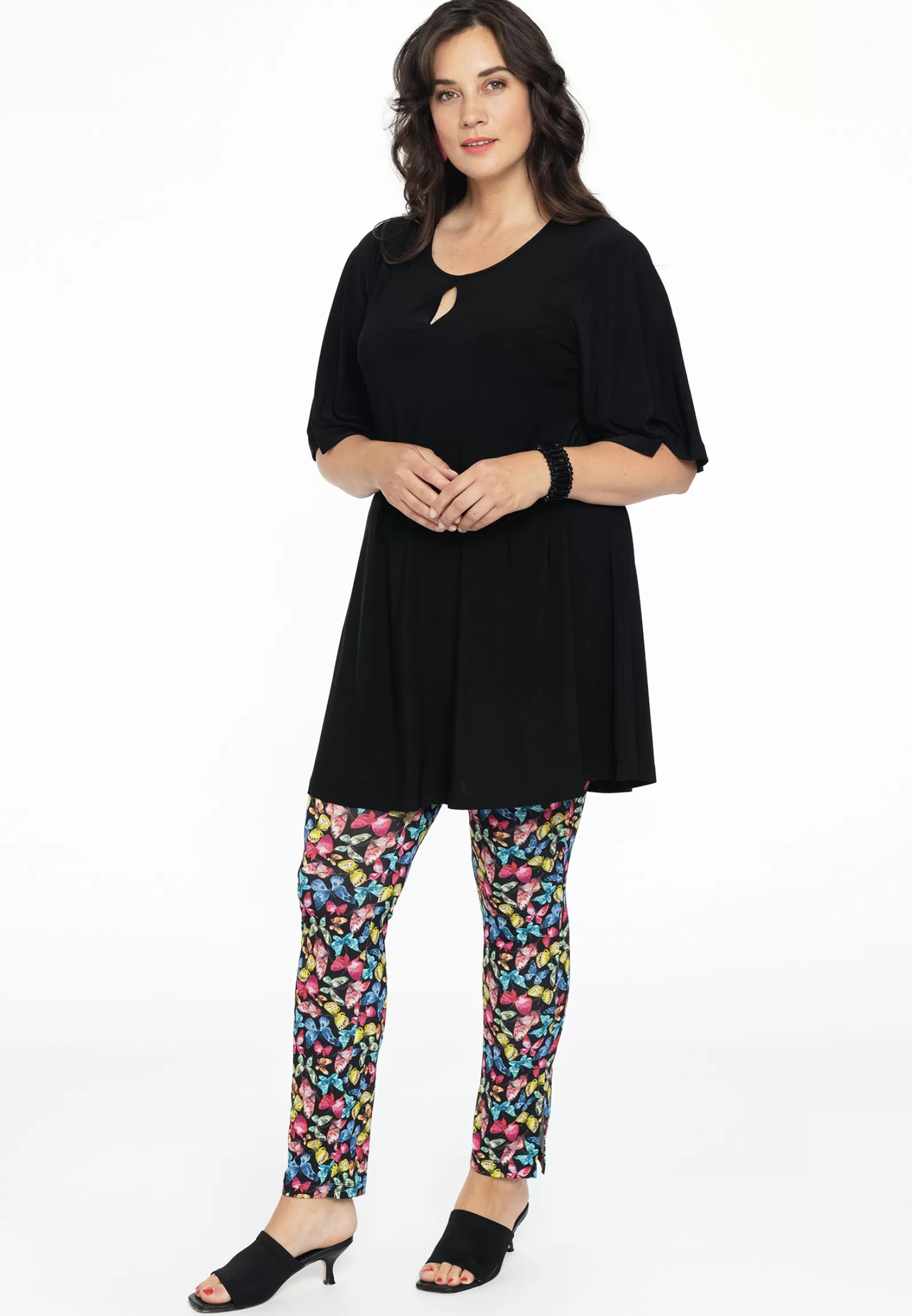 Shop Slim-Fit Trousers Butterfly Women Trousers