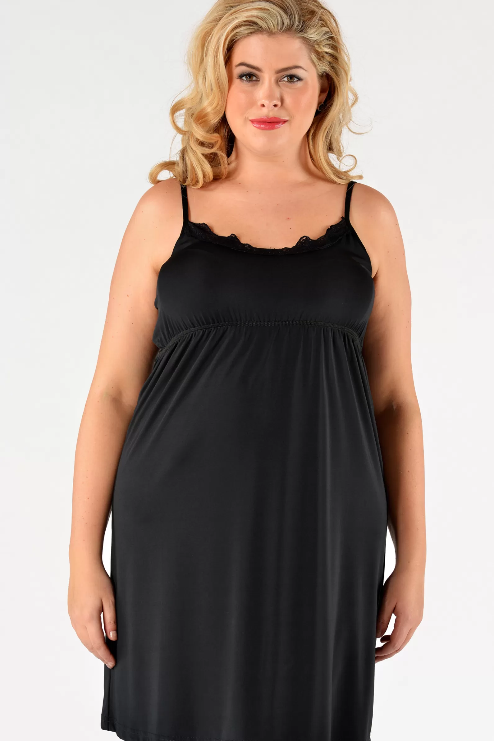 Fashion Slip Dress Elastic Waist With Lace Women Dresses