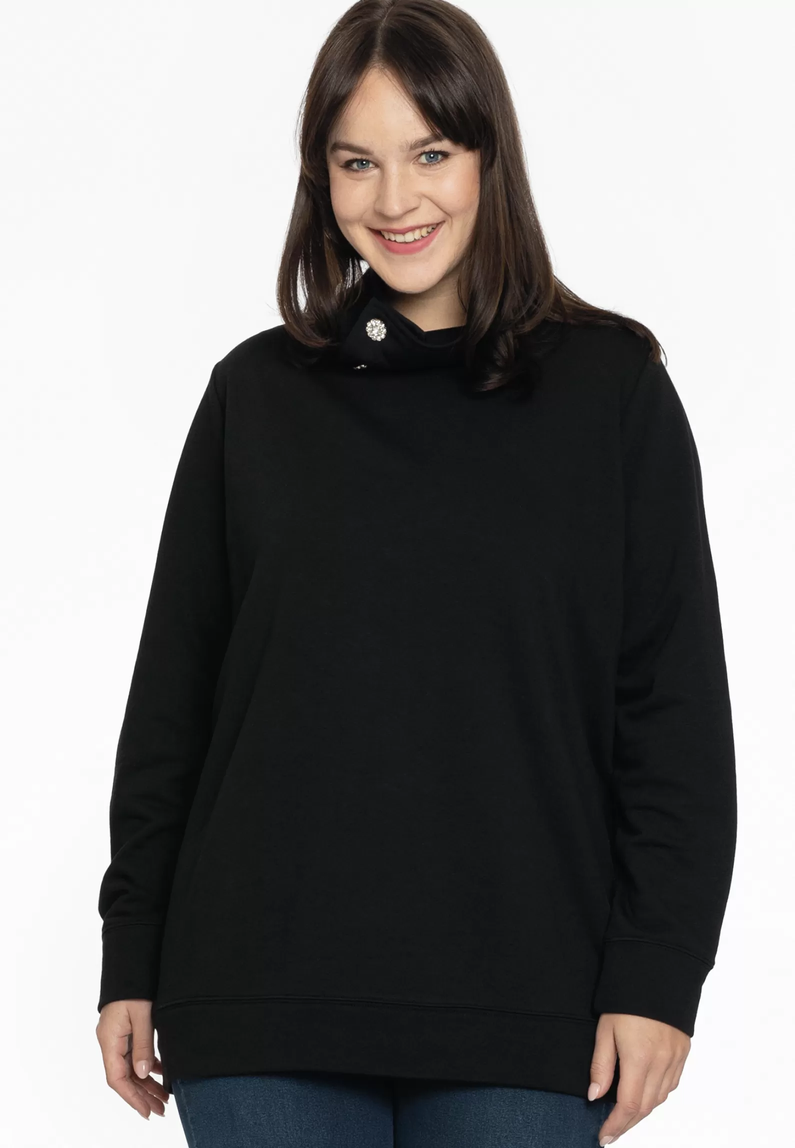 Store Sweater Strass Buttons Women Shirts