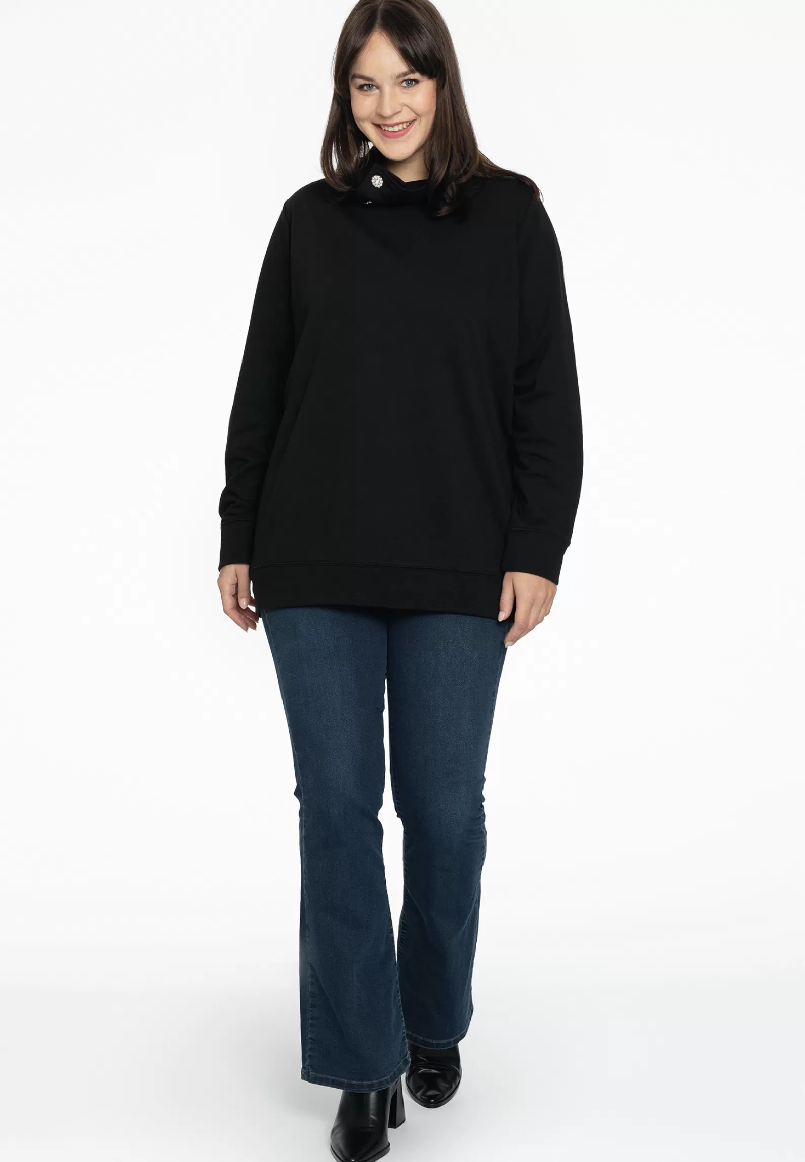 Store Sweater Strass Buttons Women Shirts