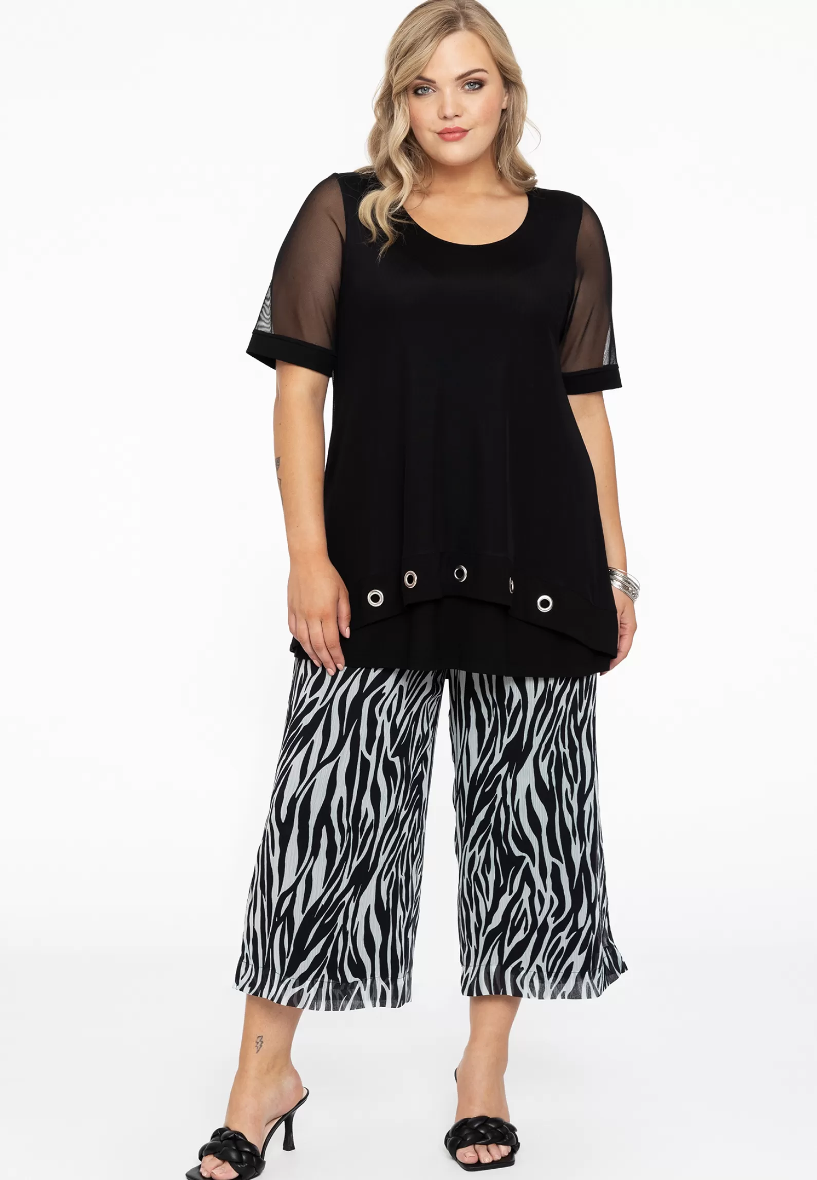 Shop Trousers 7/8 Zebra Women Trousers
