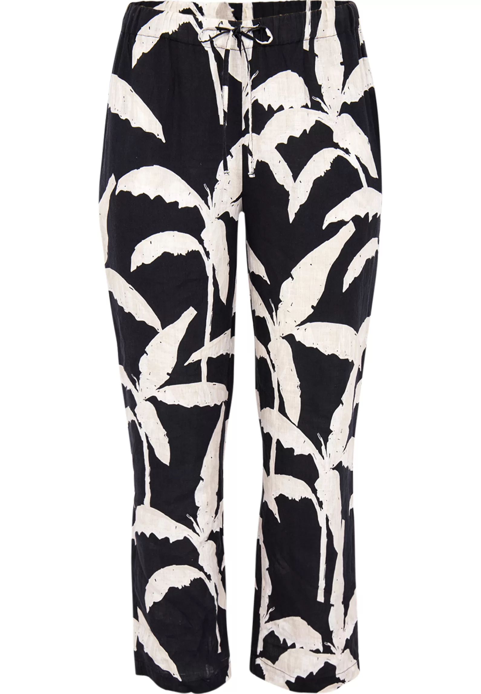Fashion Trousers Palm Tree Women Trousers