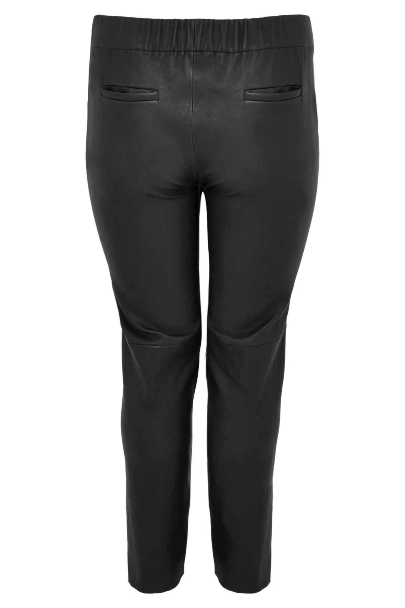 Online Trousers Pintuck Leather Women Trousers