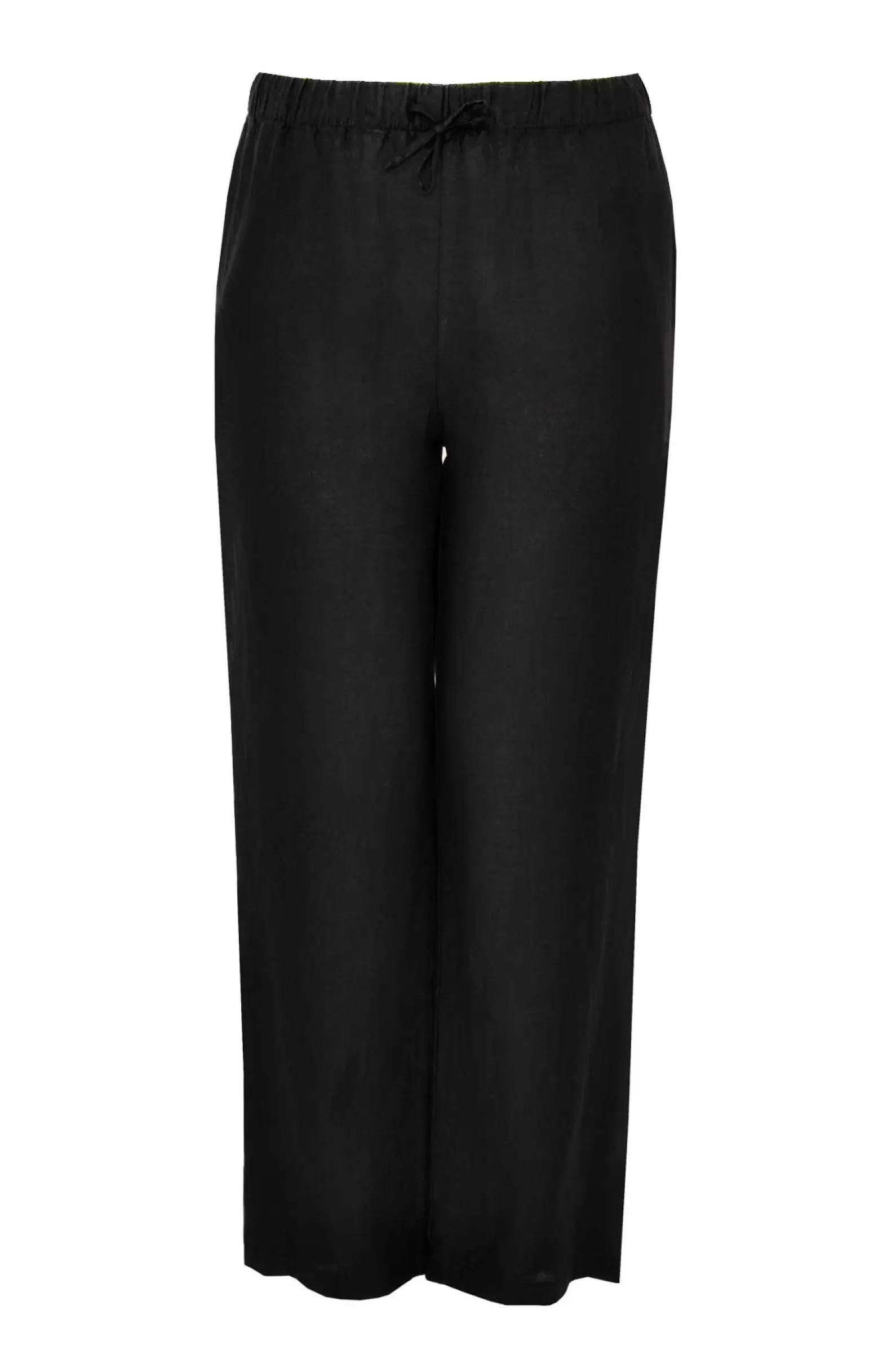 Best Sale Trousers Waist Cord Linen Women Basics