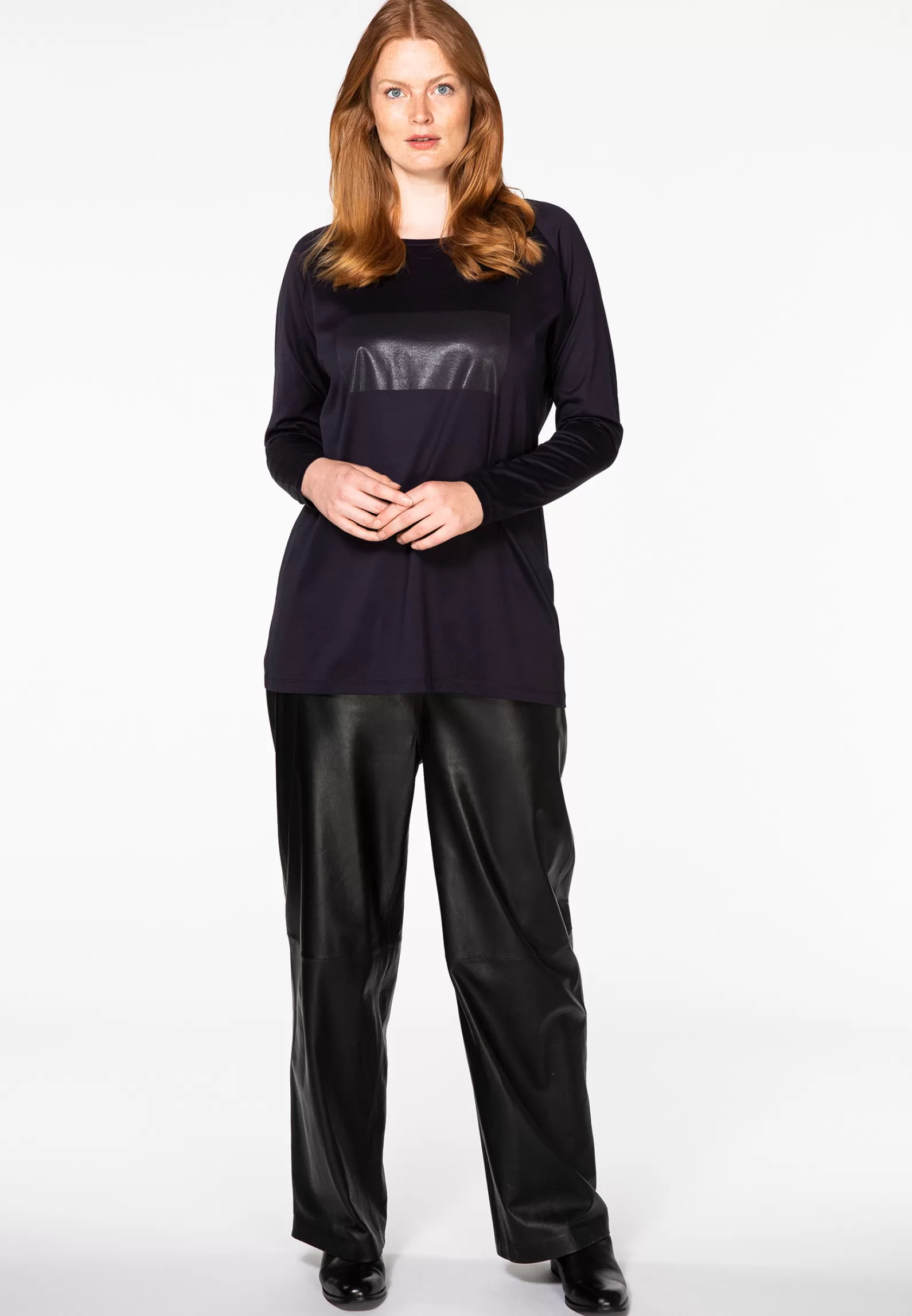 Flash Sale Trousers Wide Leather Women Trousers