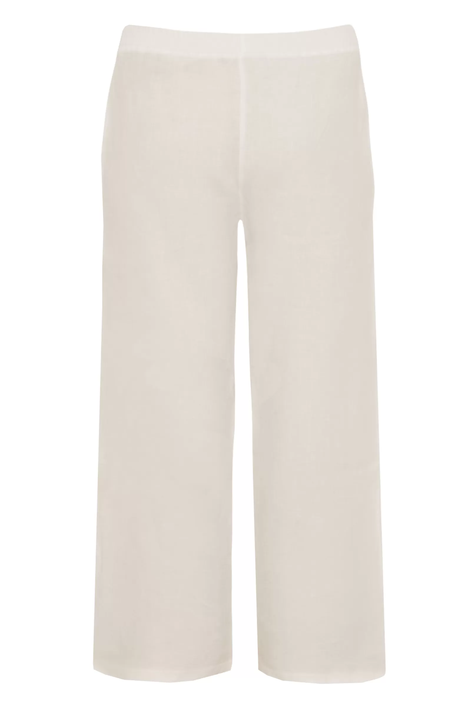 Cheap Trousers Wide-Fit Long Linen Women Trousers