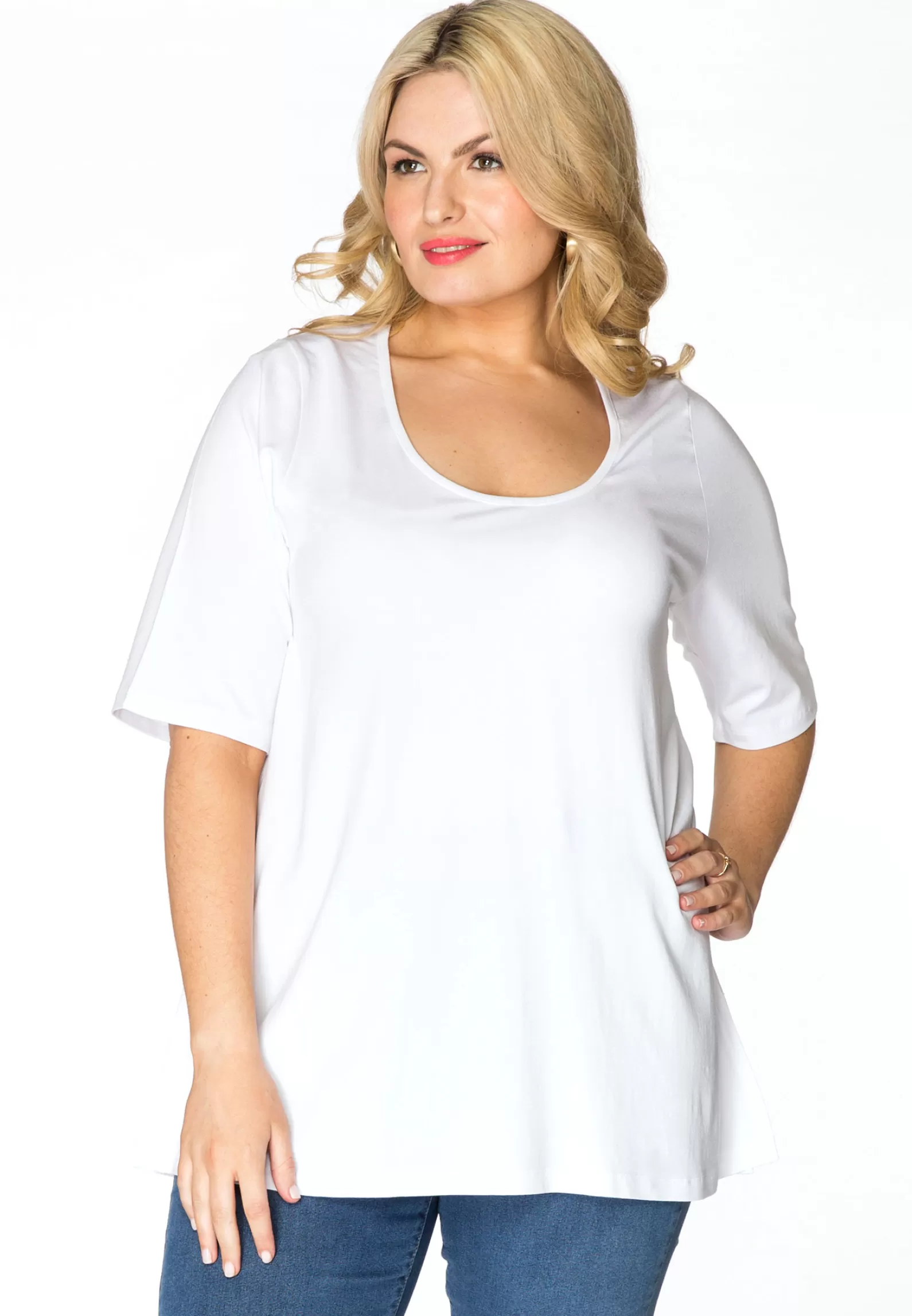 Store T-Shirt A-Line Viscose Women Basics