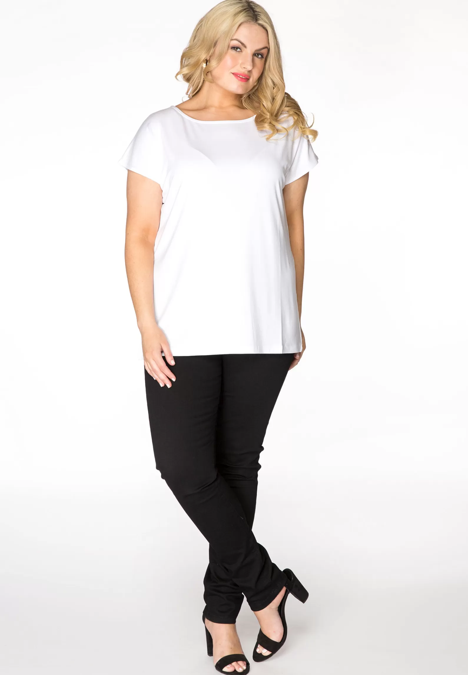Store T-Shirt Cap Sleeves Cotton Women Basics