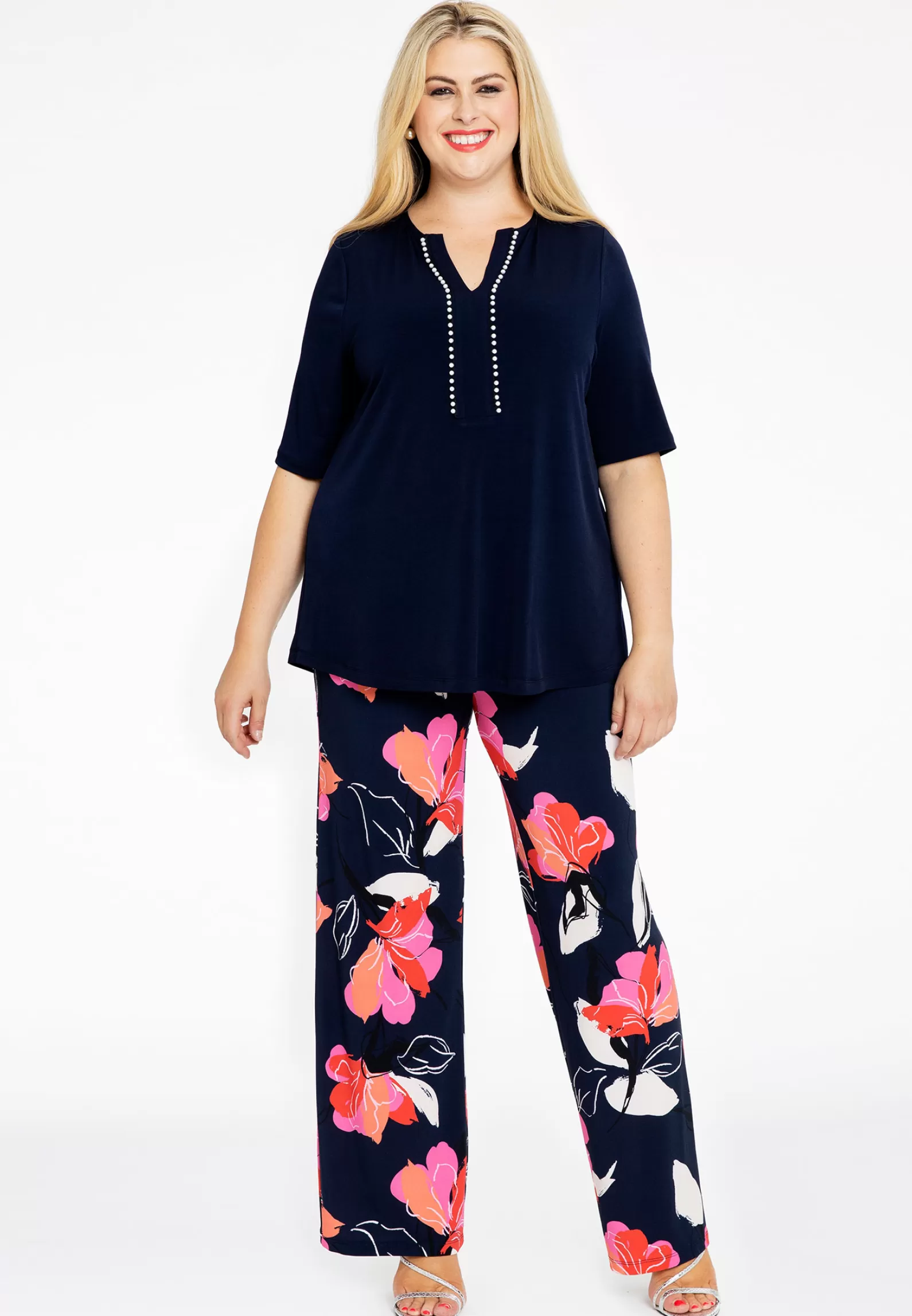 Sale Tunic A-Line Pearls Dolce Women Shirts