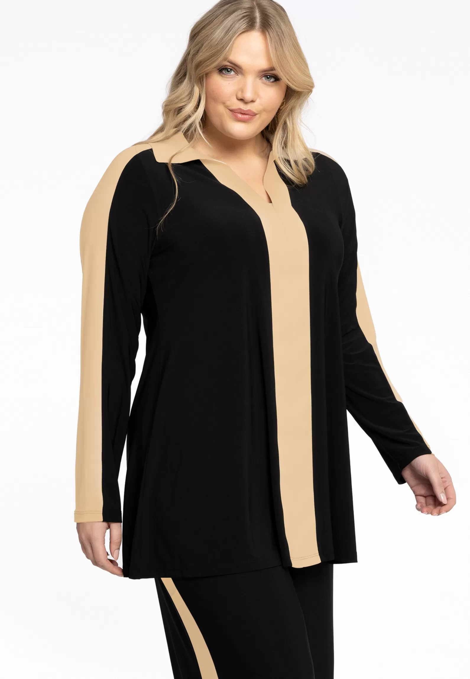 Shop Tunic Contrast Lines Dolce Women Tunics