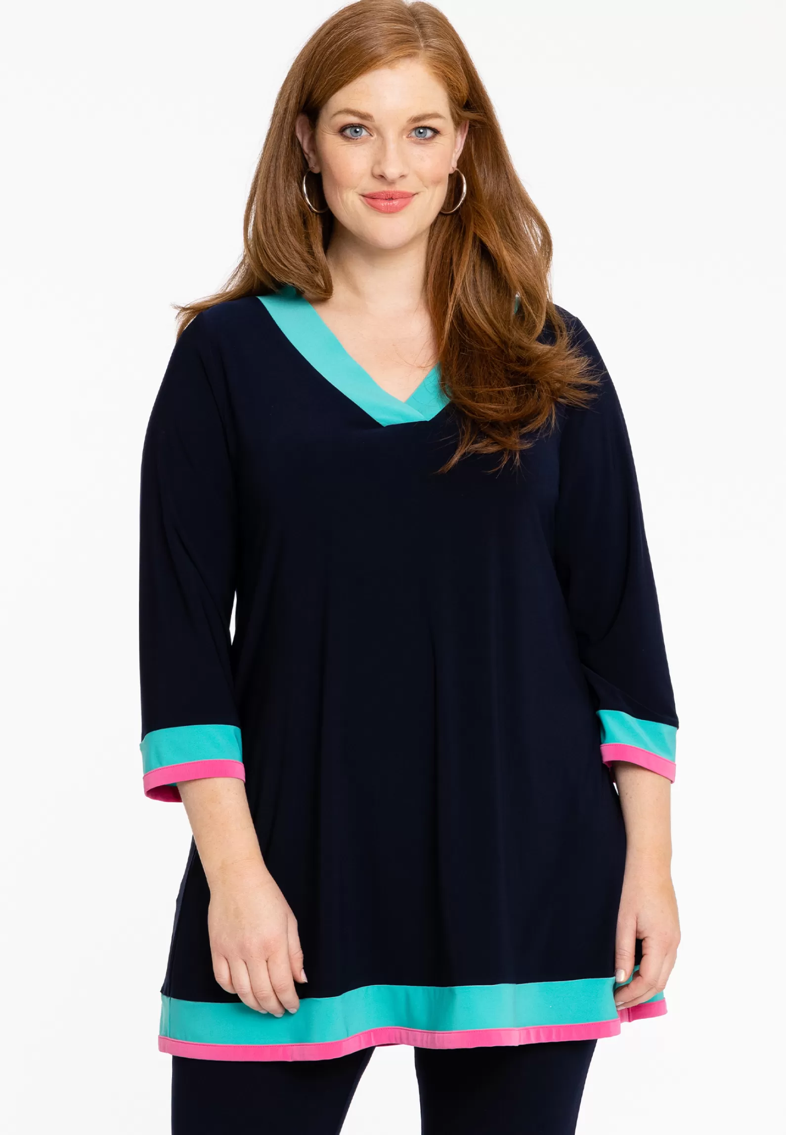 Sale Tunic Flare Colorblock Dolce Women Tunics