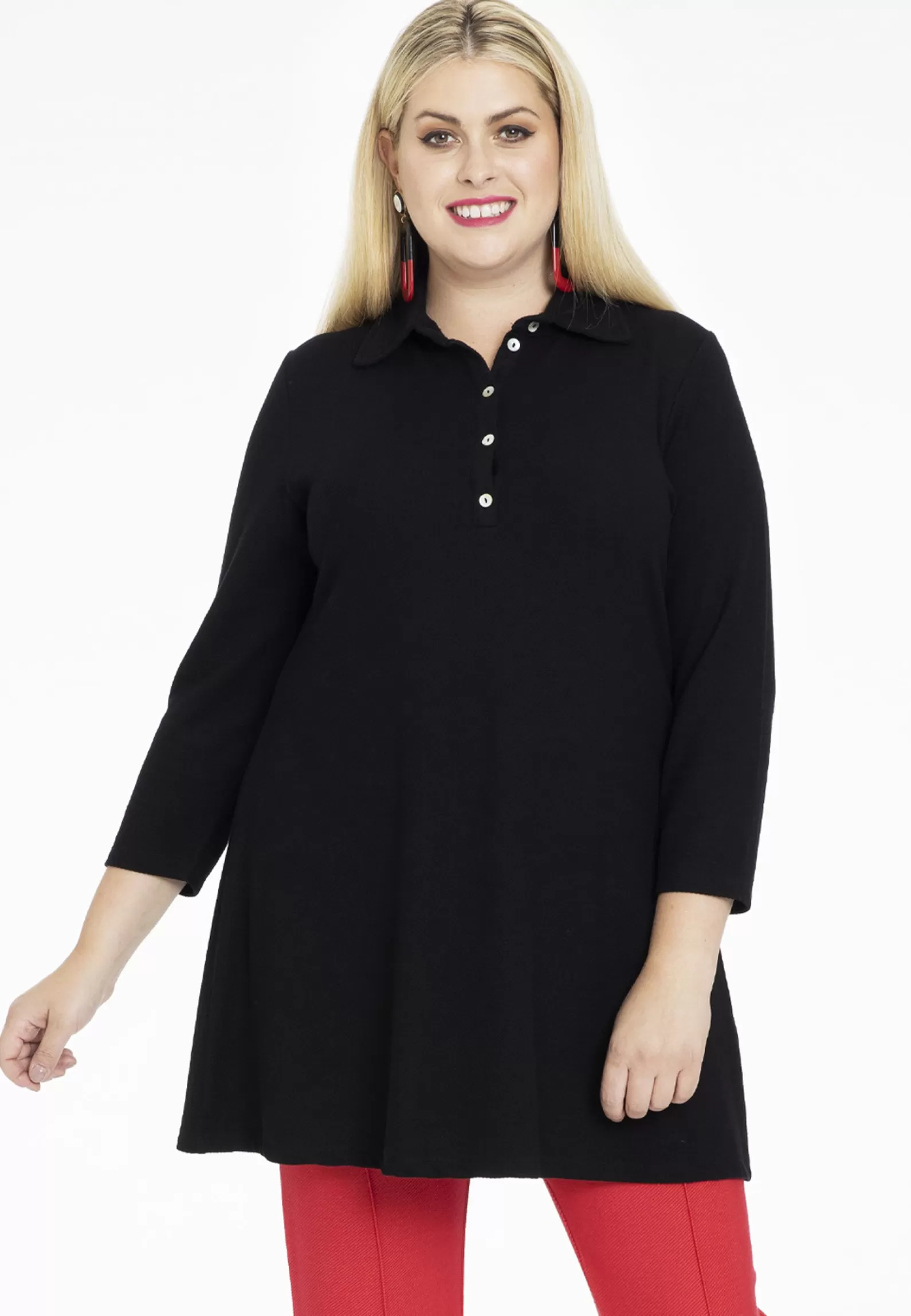Best Sale Tunic Flare Diagonal Women Basics