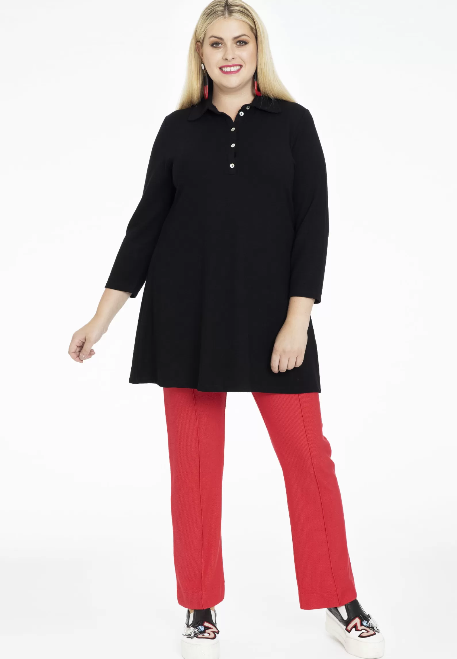 Best Sale Tunic Flare Diagonal Women Basics