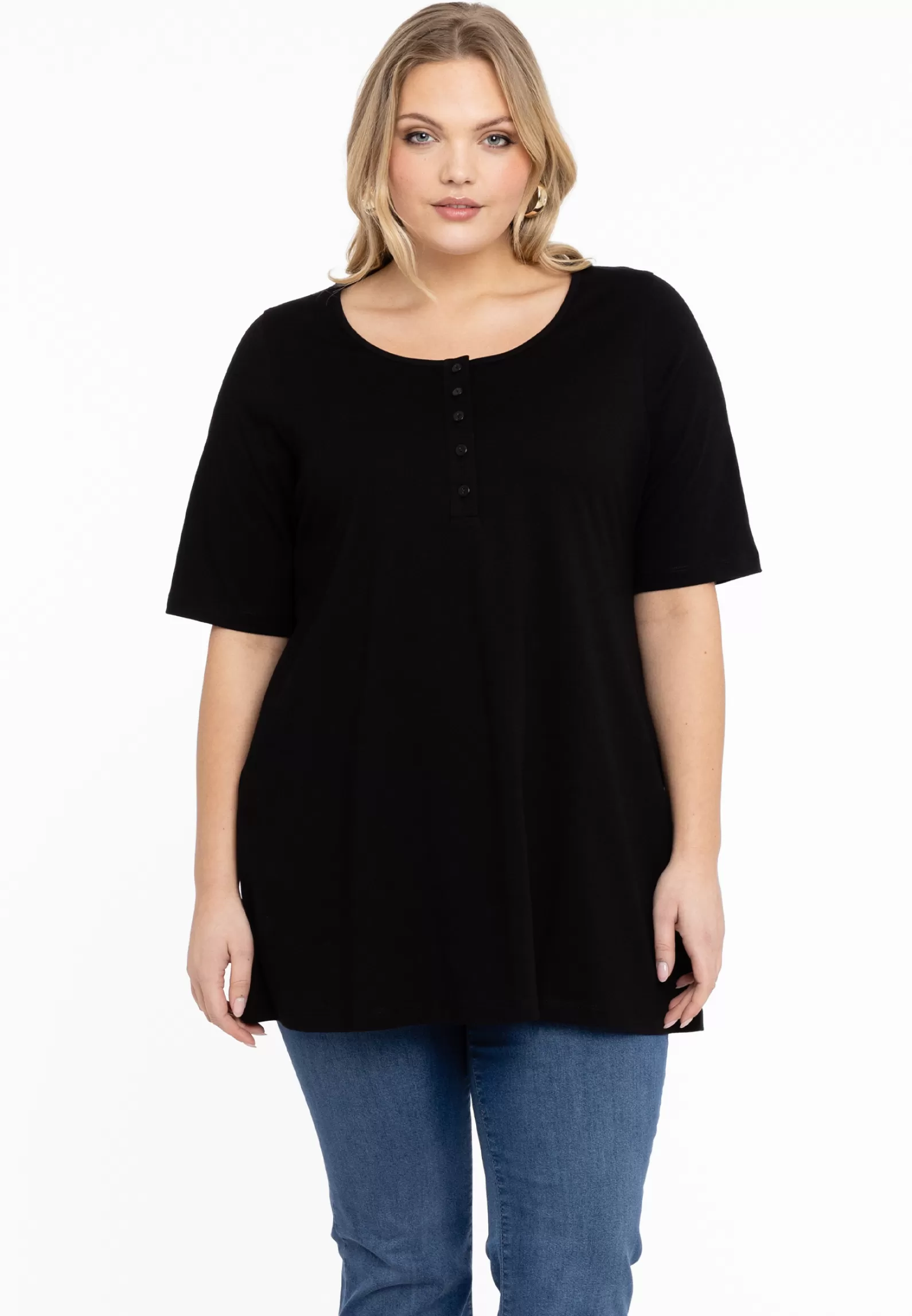 Best Sale Tunic Flare Fit Cotton Women Basics