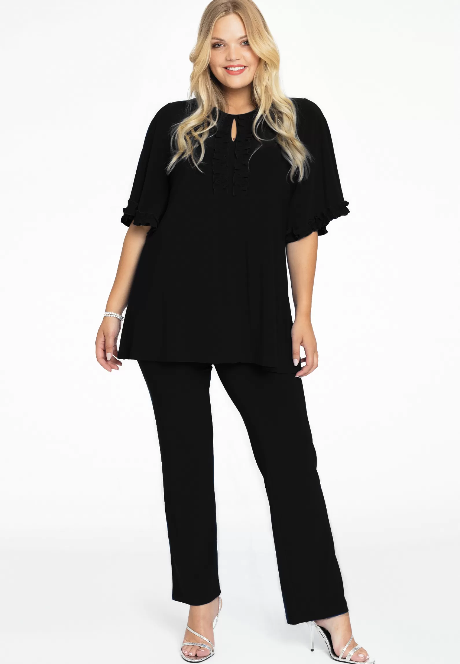 Outlet Tunic Flare Frilled Sleeves Dolce Women Tunics