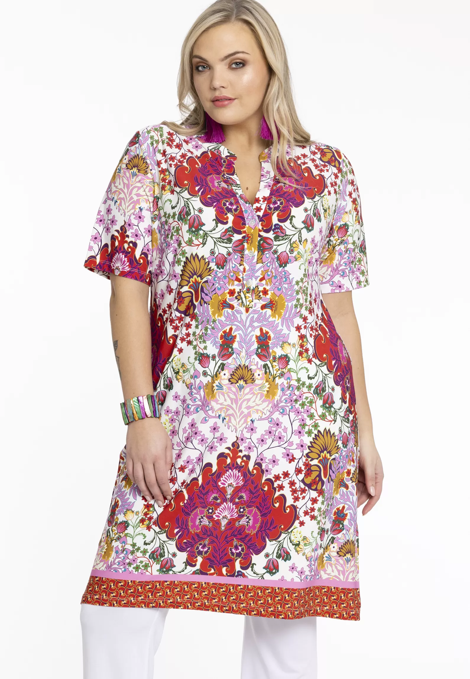 Hot Tunic Grandad Collar Rocco Women Tunics