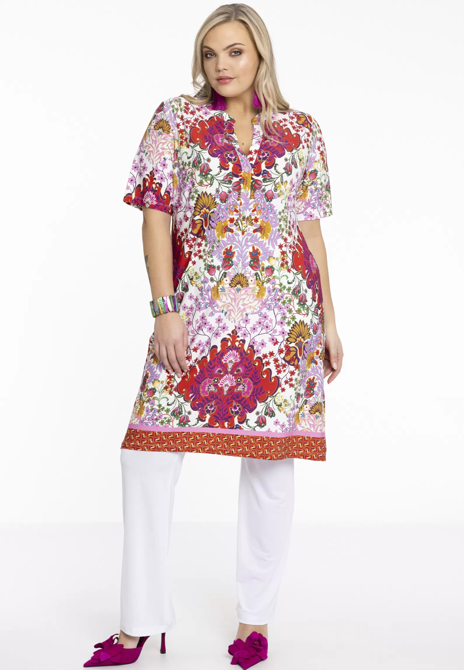 Hot Tunic Grandad Collar Rocco Women Tunics