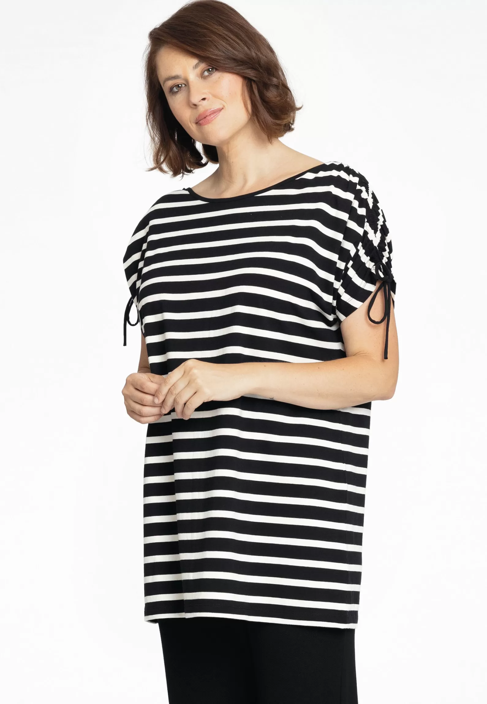 Outlet Tunic Shoulder Strings Breton Women Tunics