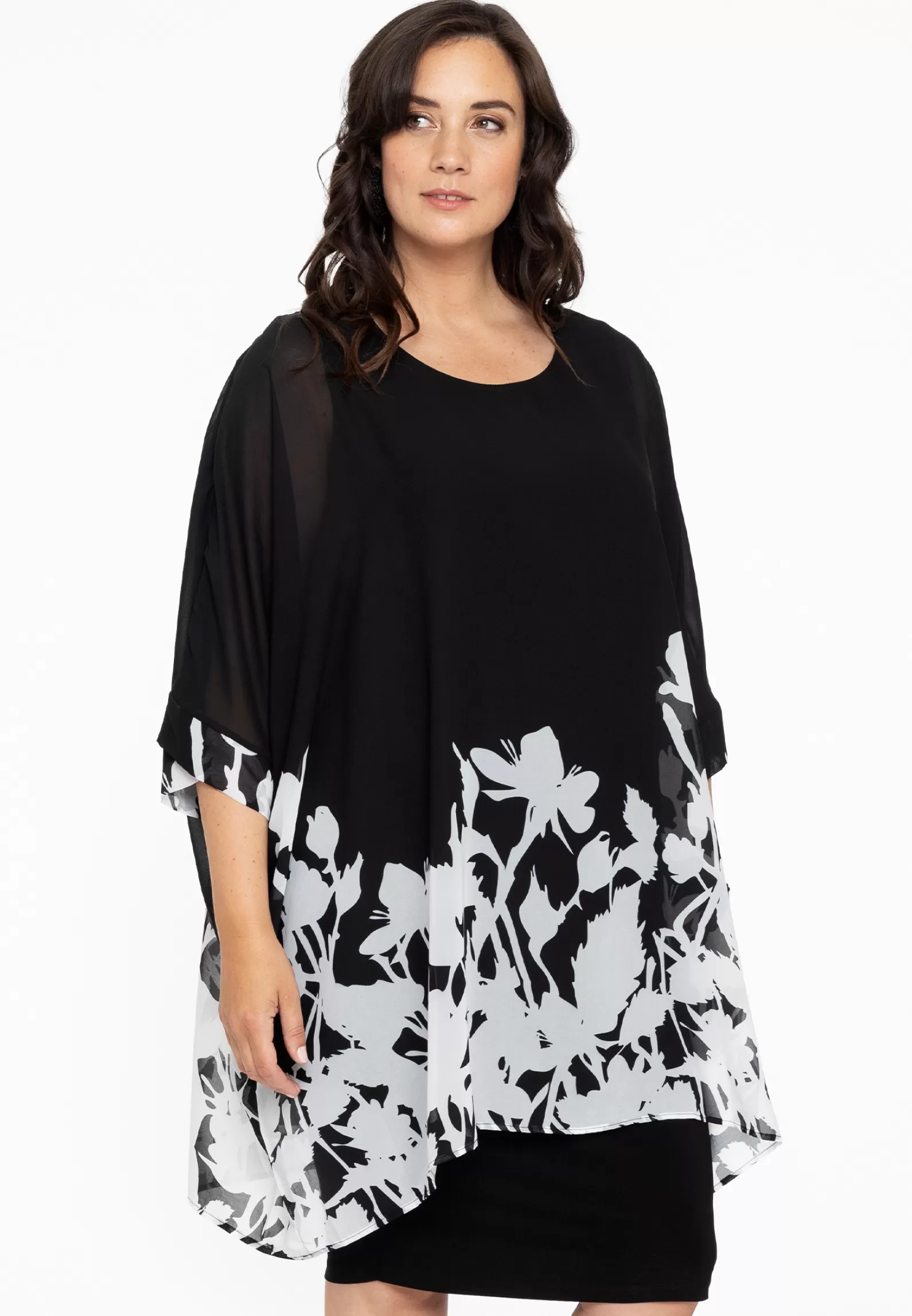 Outlet Tunic Square Bouquet Women Tunics